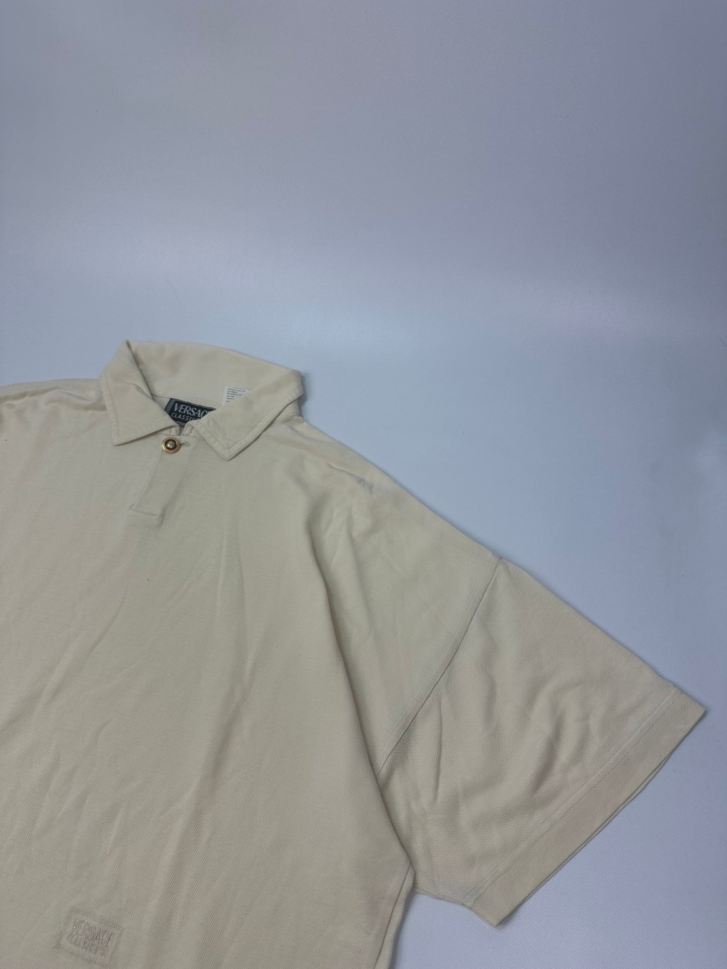 Versace Polo Hemd beige Gr. L/XL
