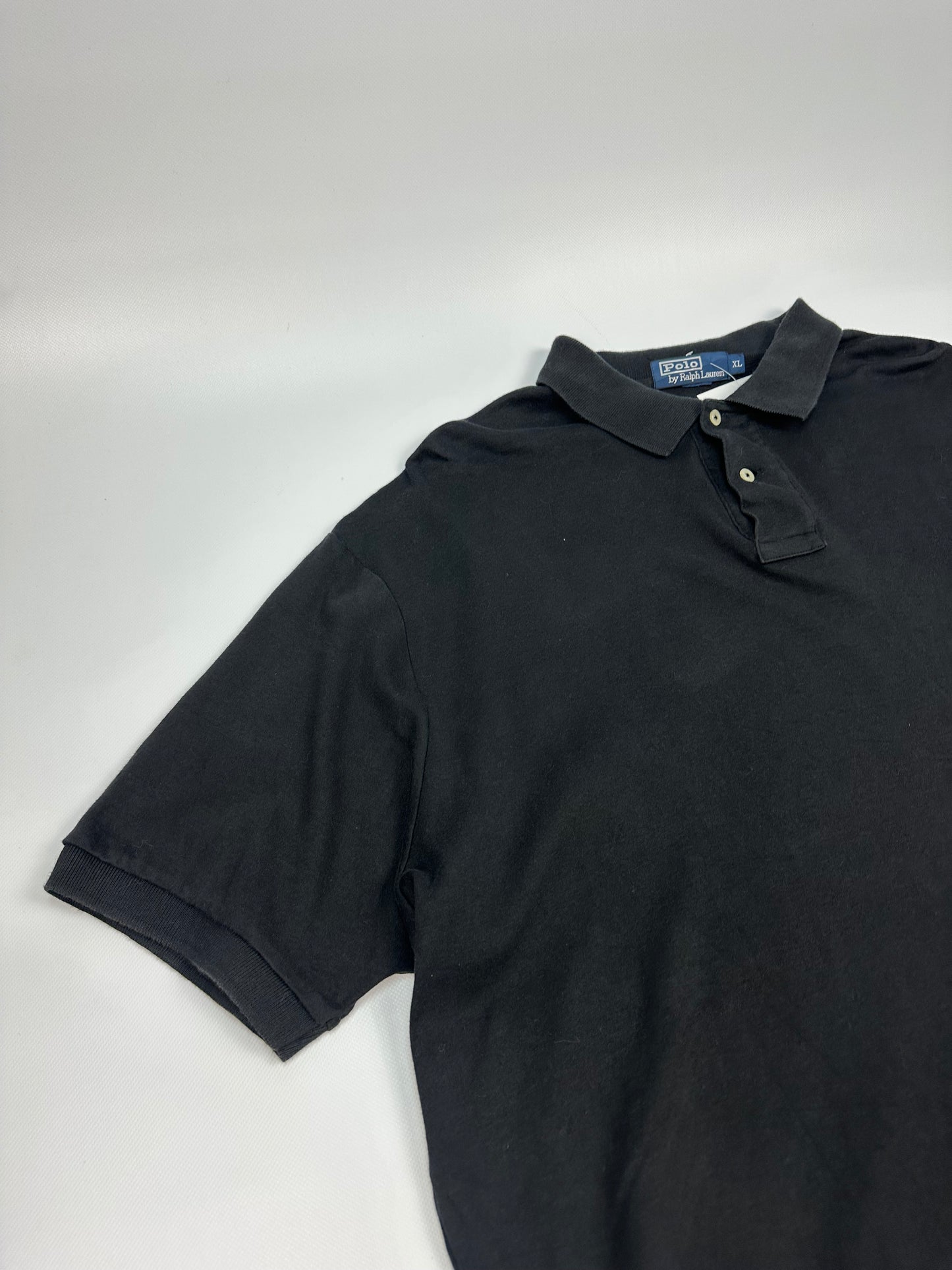 Vintage Polo Ralph Lauren Polohemd schwarz XL