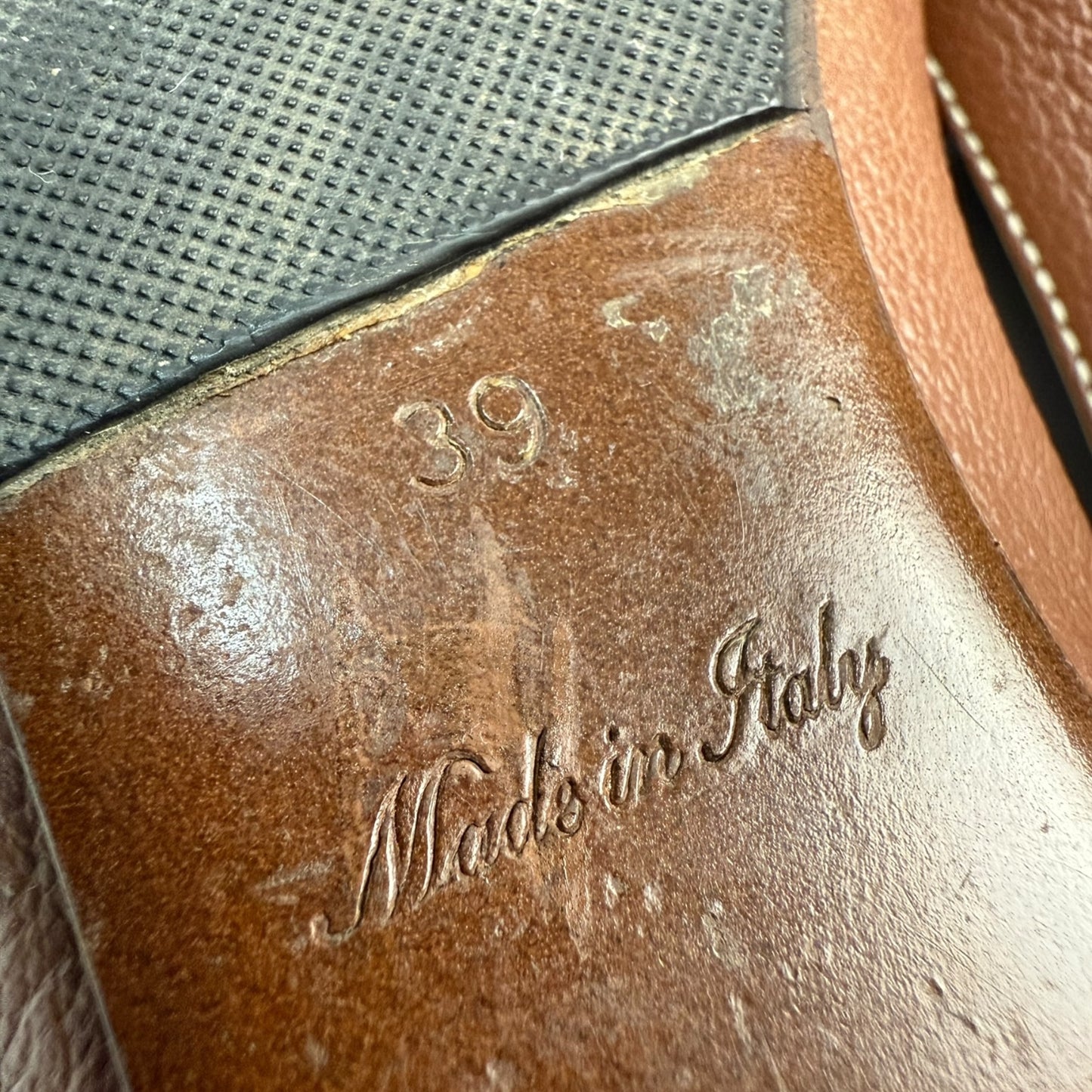 Louis Vuitton Ballerina‘s braun / Silber 39