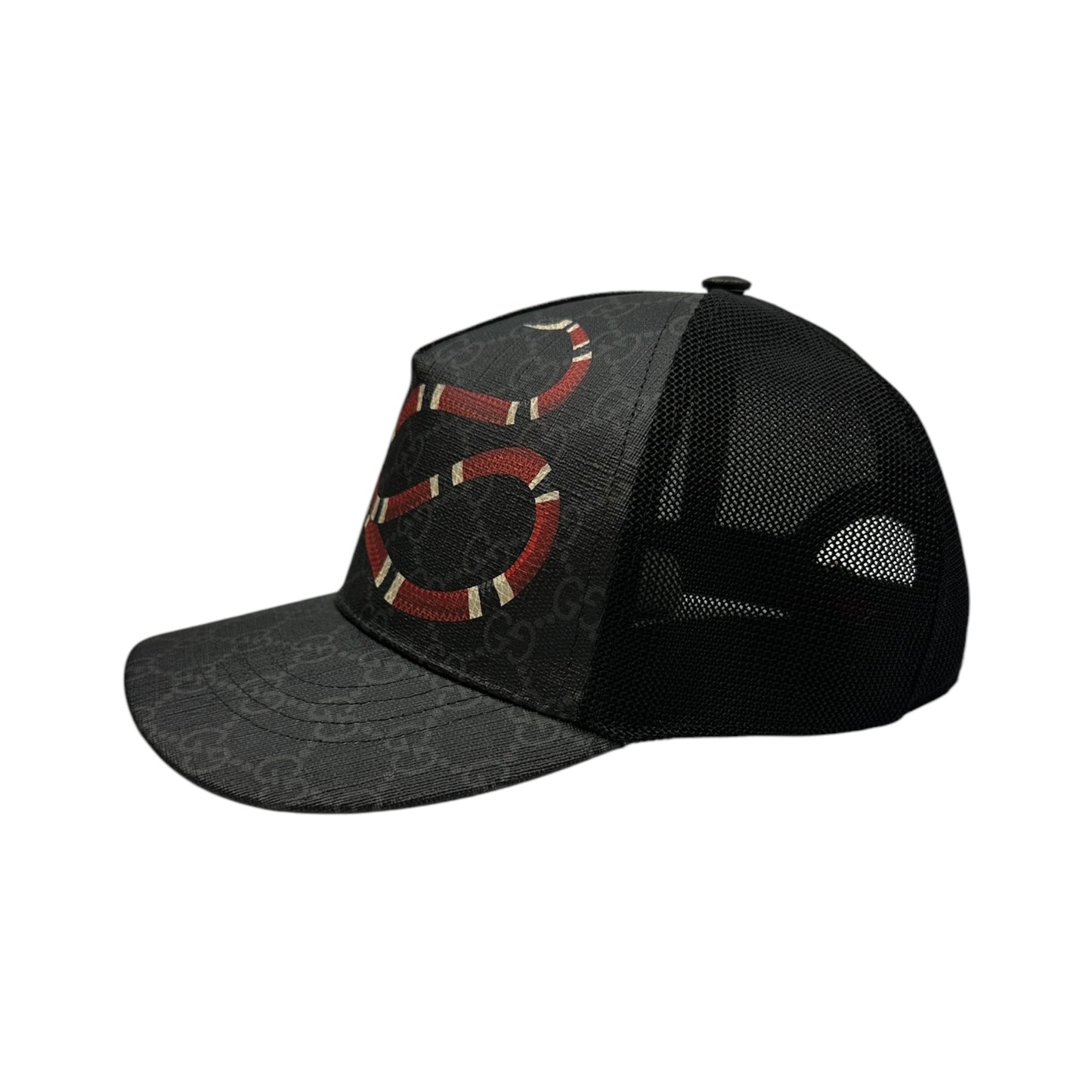 Gucci Snake Trucker Cap schwarz Gr. S