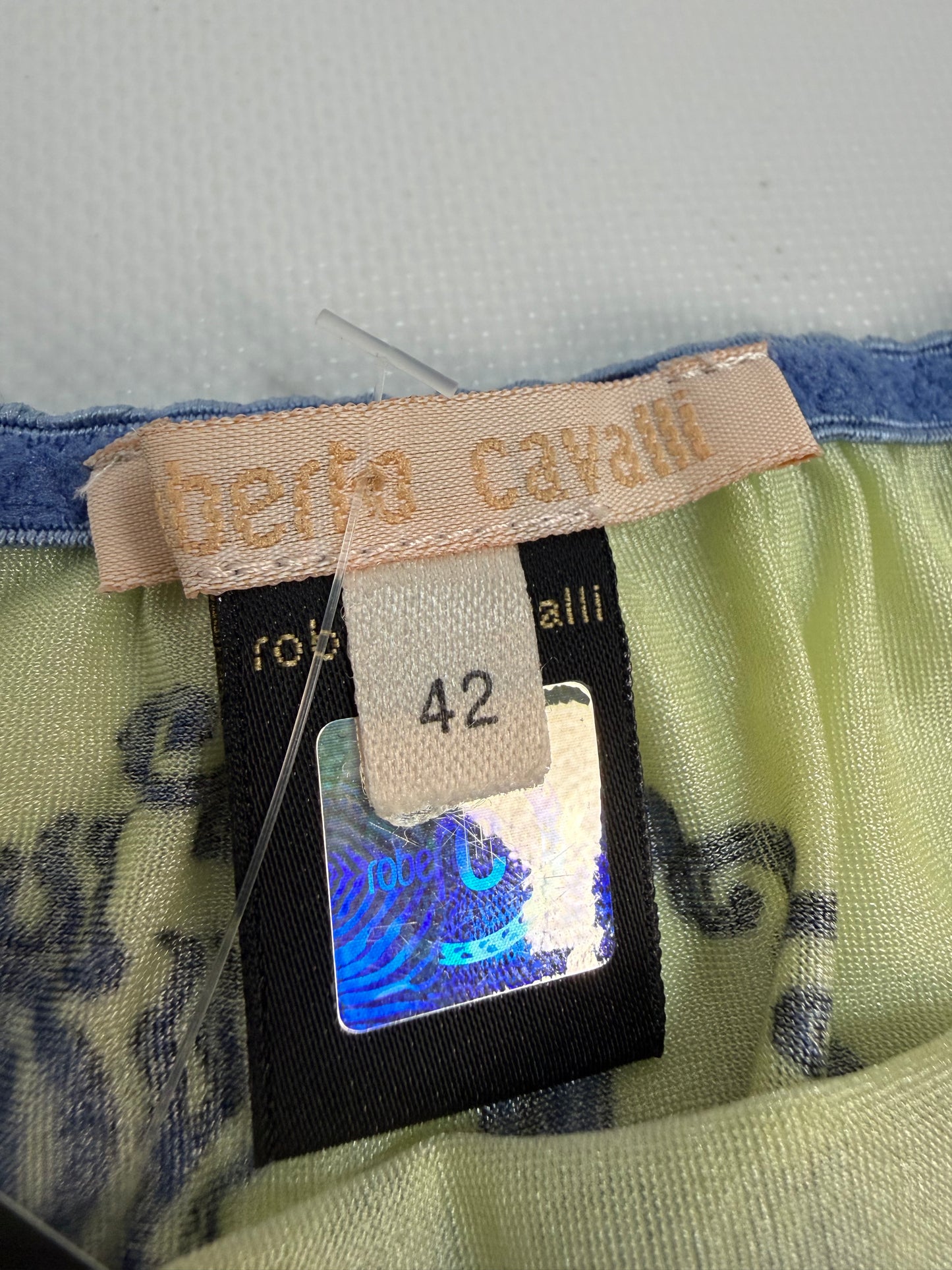 Vintage Roberto Cavalli Top gelb Gr. 42