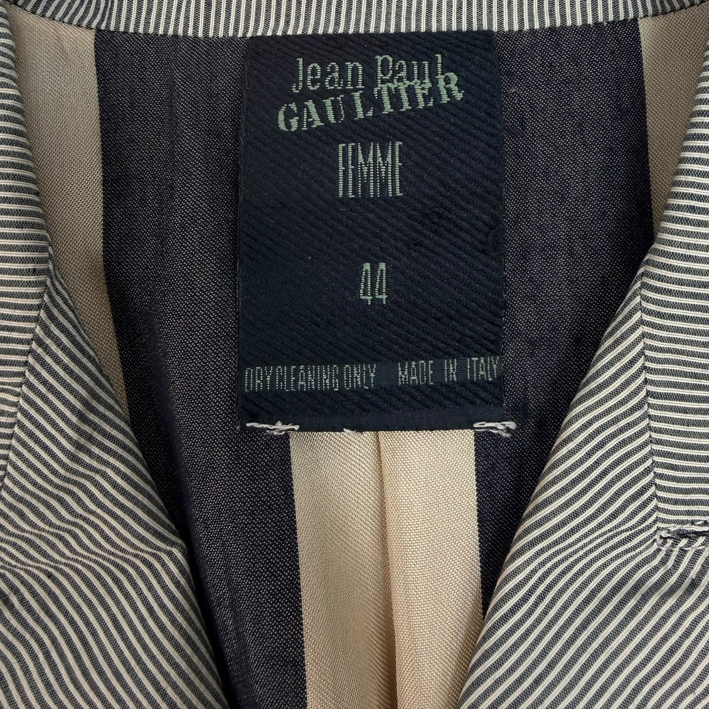 Vintage Jean Paul Gaultier Blazer braun Gr. Damen 44