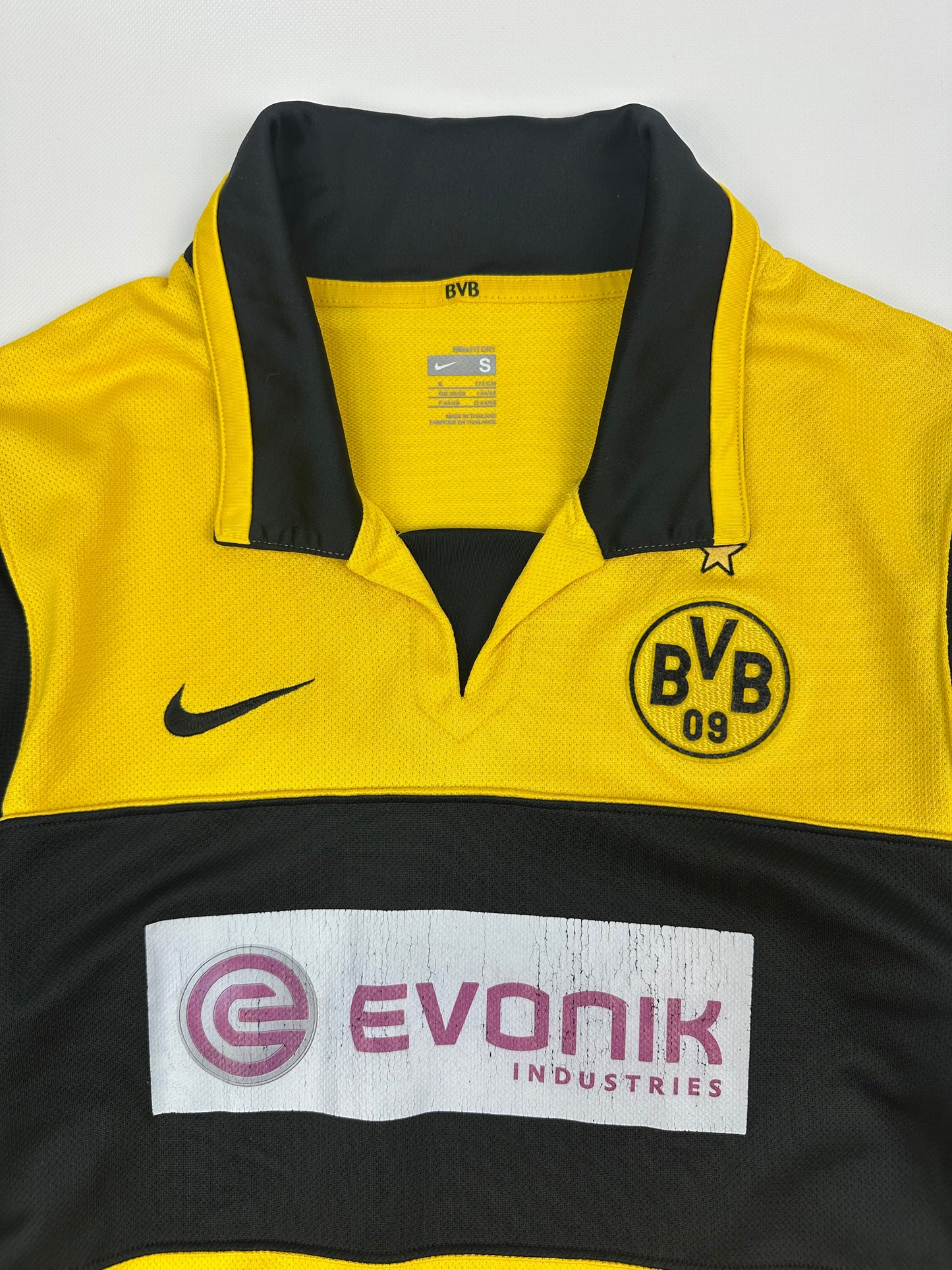 Vintage Nike Dortmund Fußball Trikot schwarz/gelb Gr. S