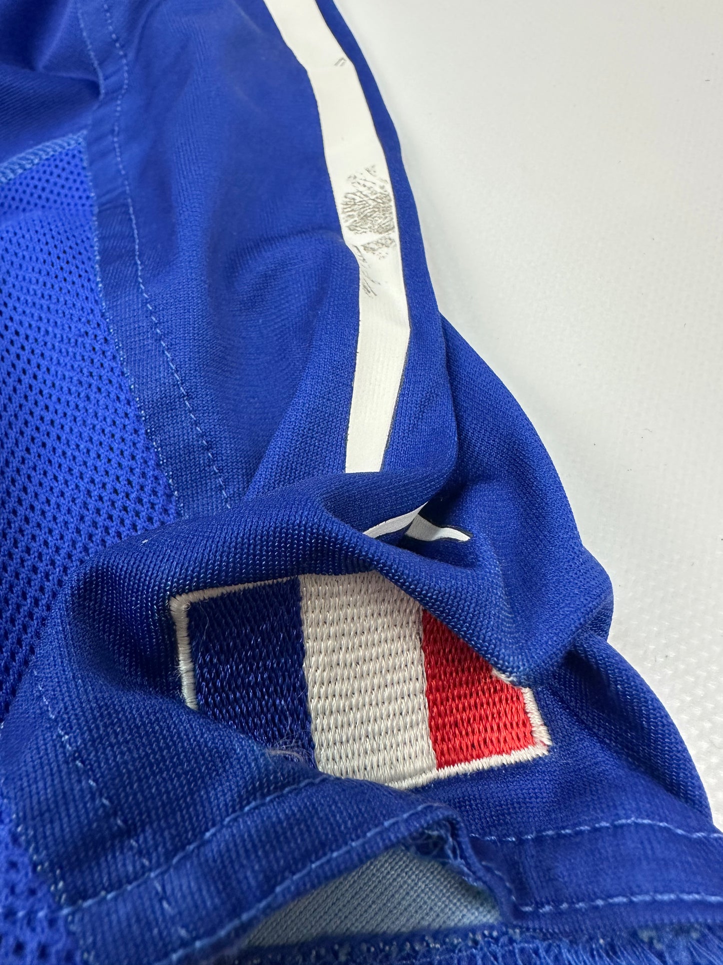 Vintage Adidas Frankreich Trikot blau/rot Gr. S