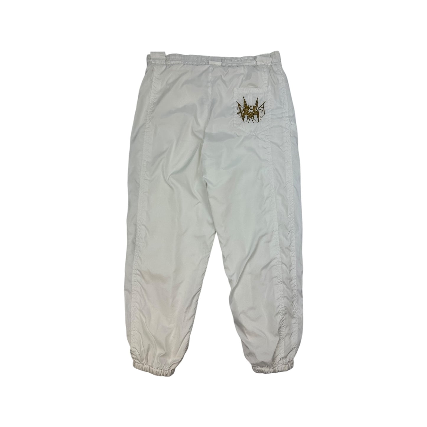Vintage MCM Trackpants weiß/gold Gr. M