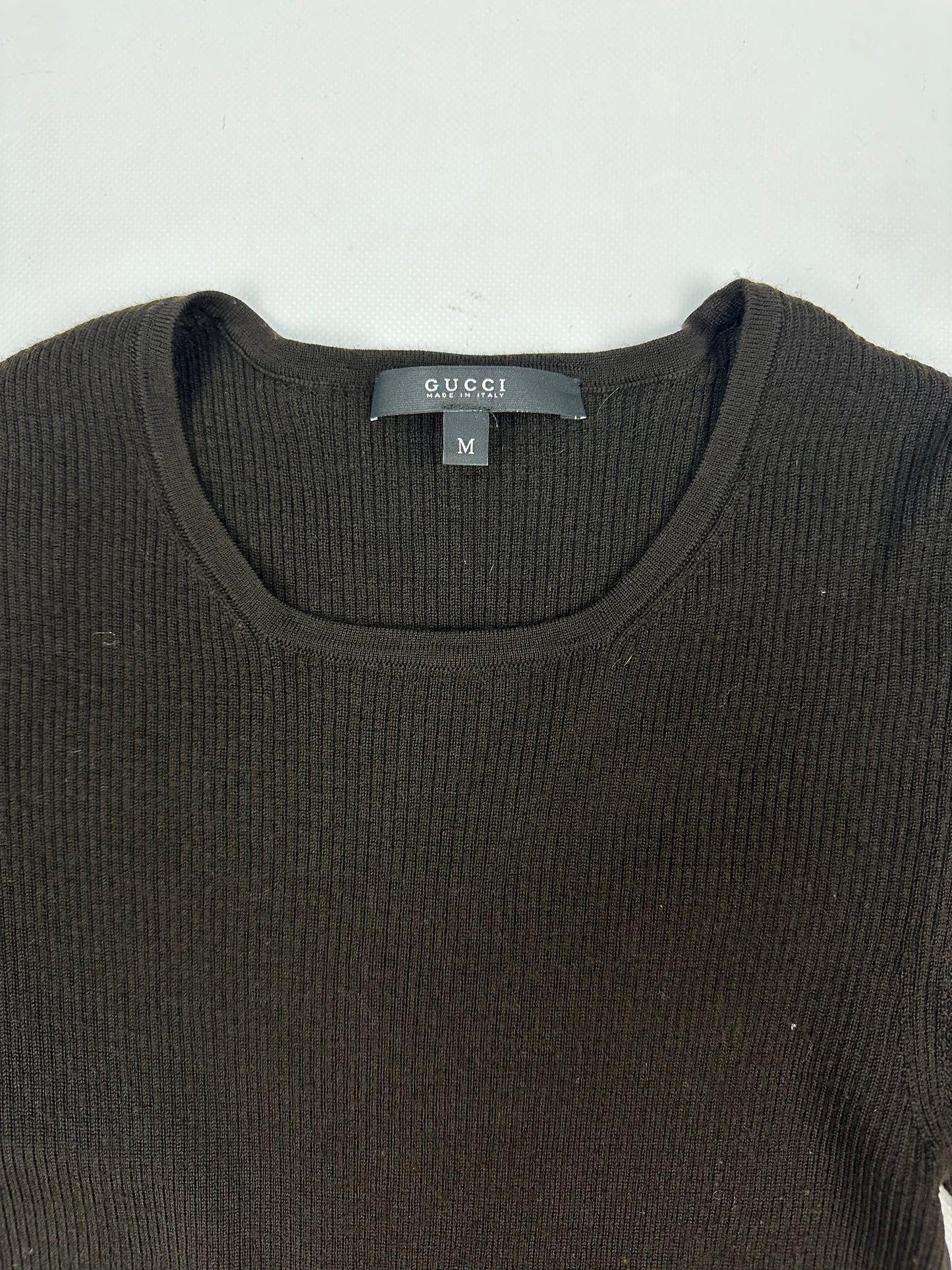 Vintage Gucci T-Shirt braun Damen Gr. M