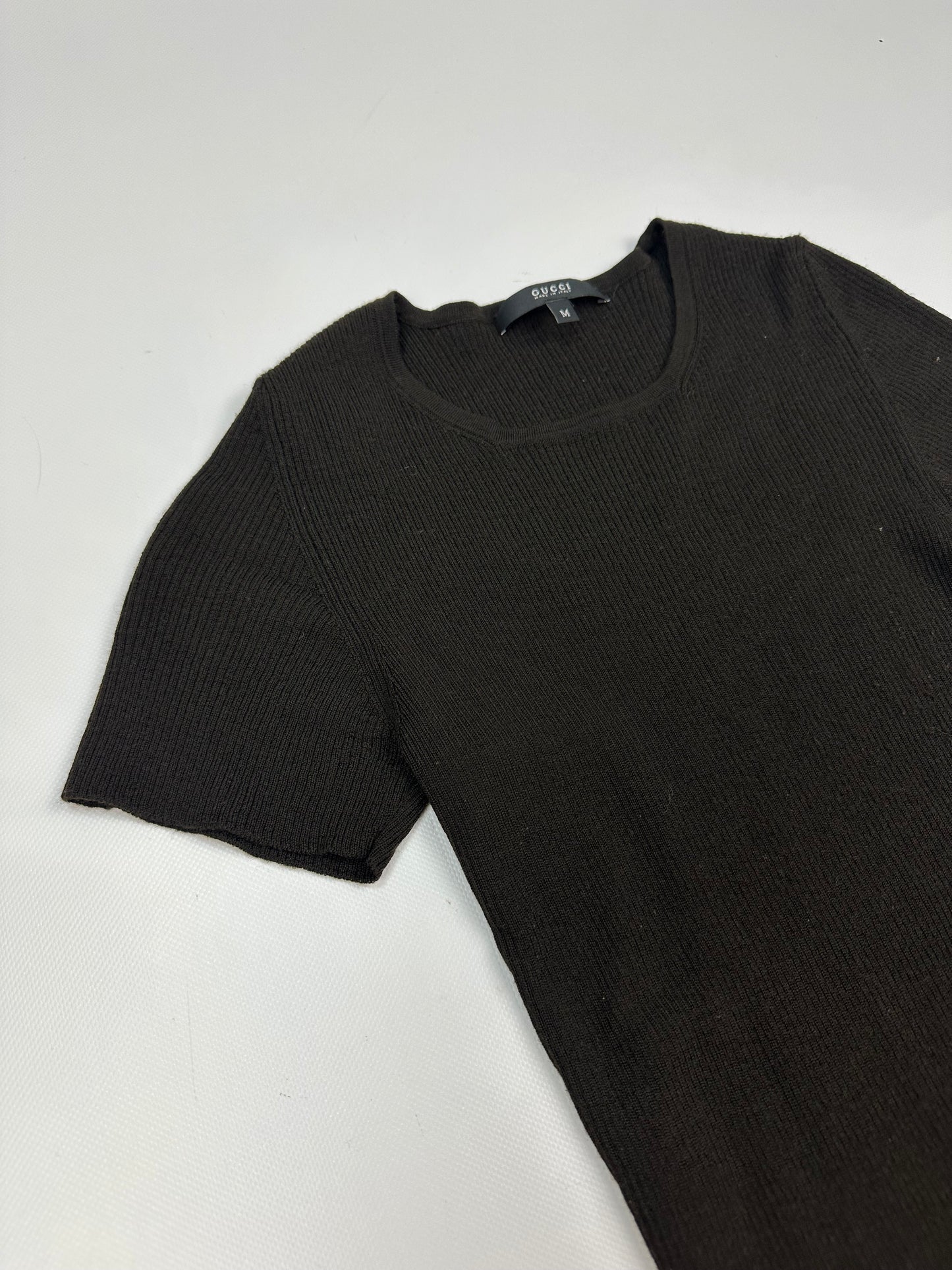 Vintage Gucci T-Shirt braun Damen Gr. M