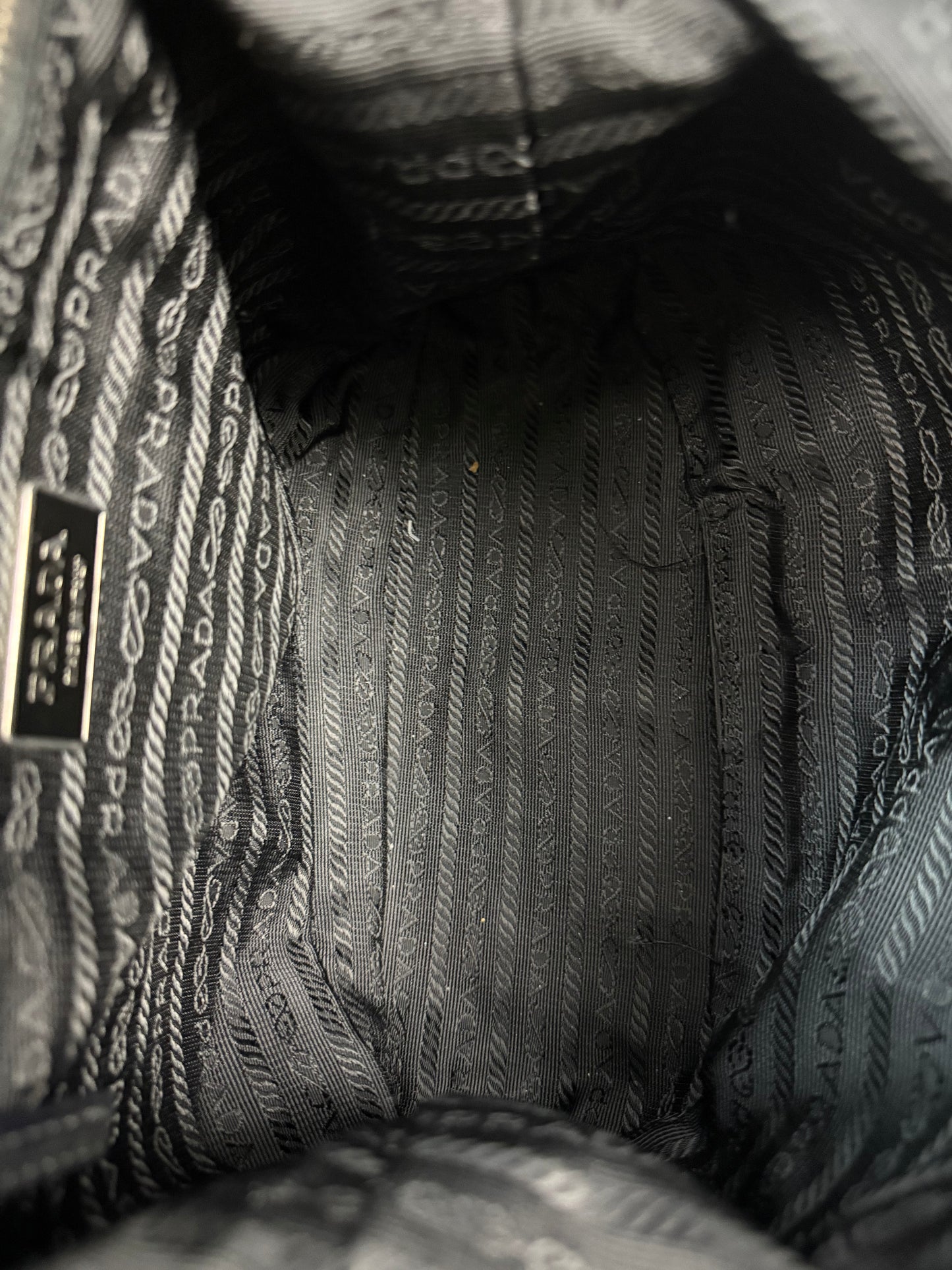 Prada Nylon Shoulder Bag schwarz