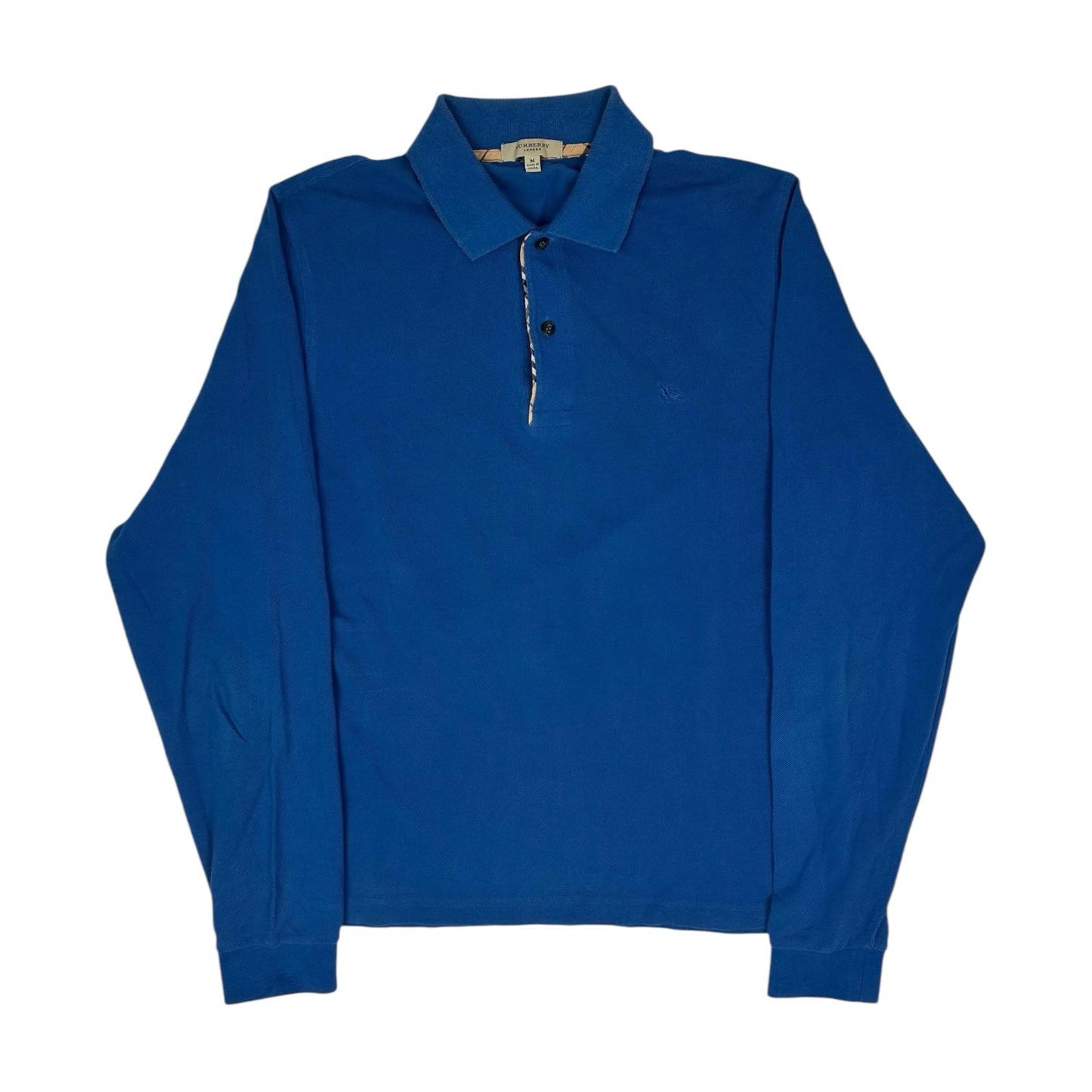 Vintage Burberry Polo Hemd blau Gr. M