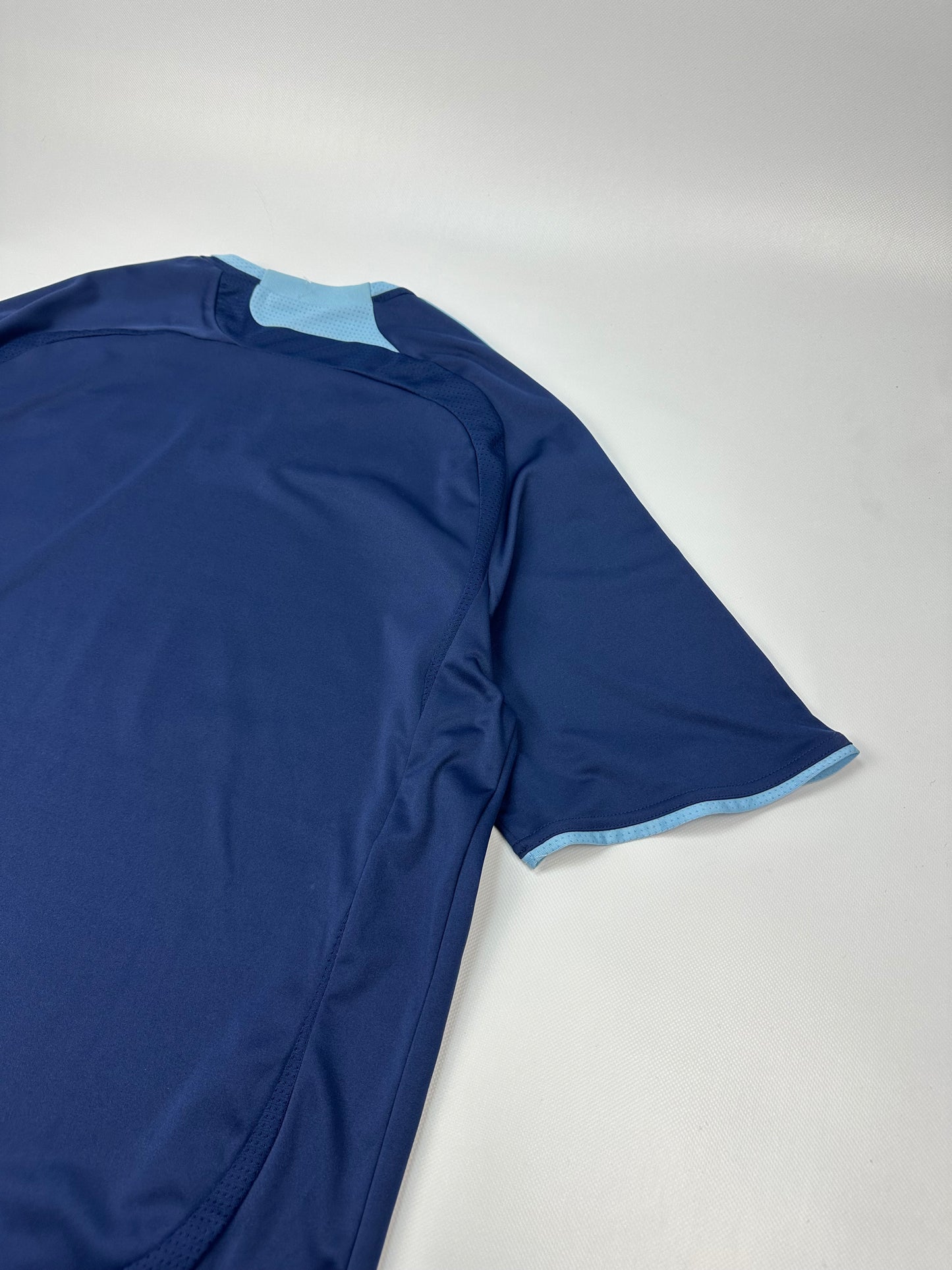 Vintage Adidas Schalke Fußballtrikot blau L