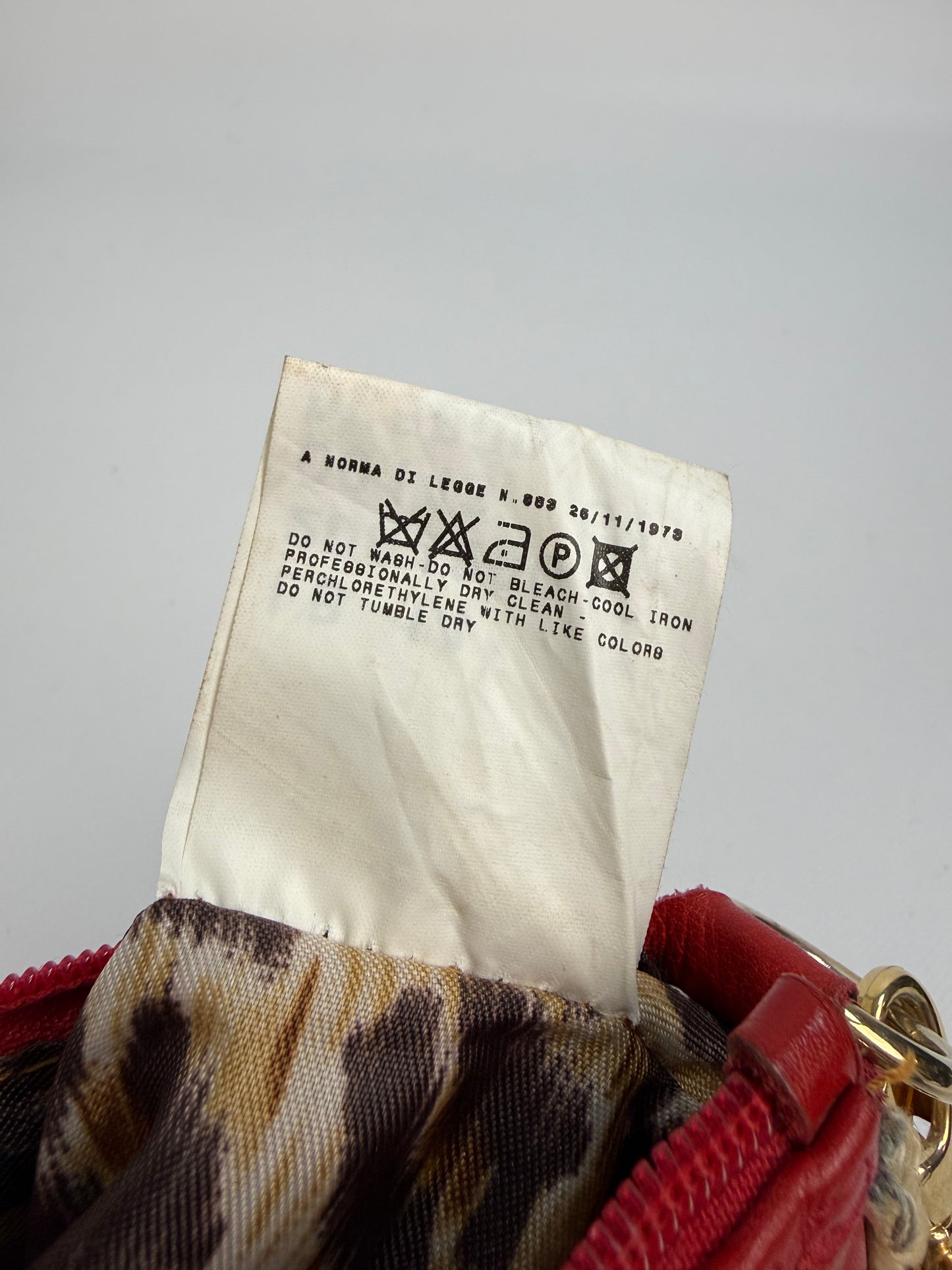 Vintage Dolce & Gabbana Tasche rot / Leo