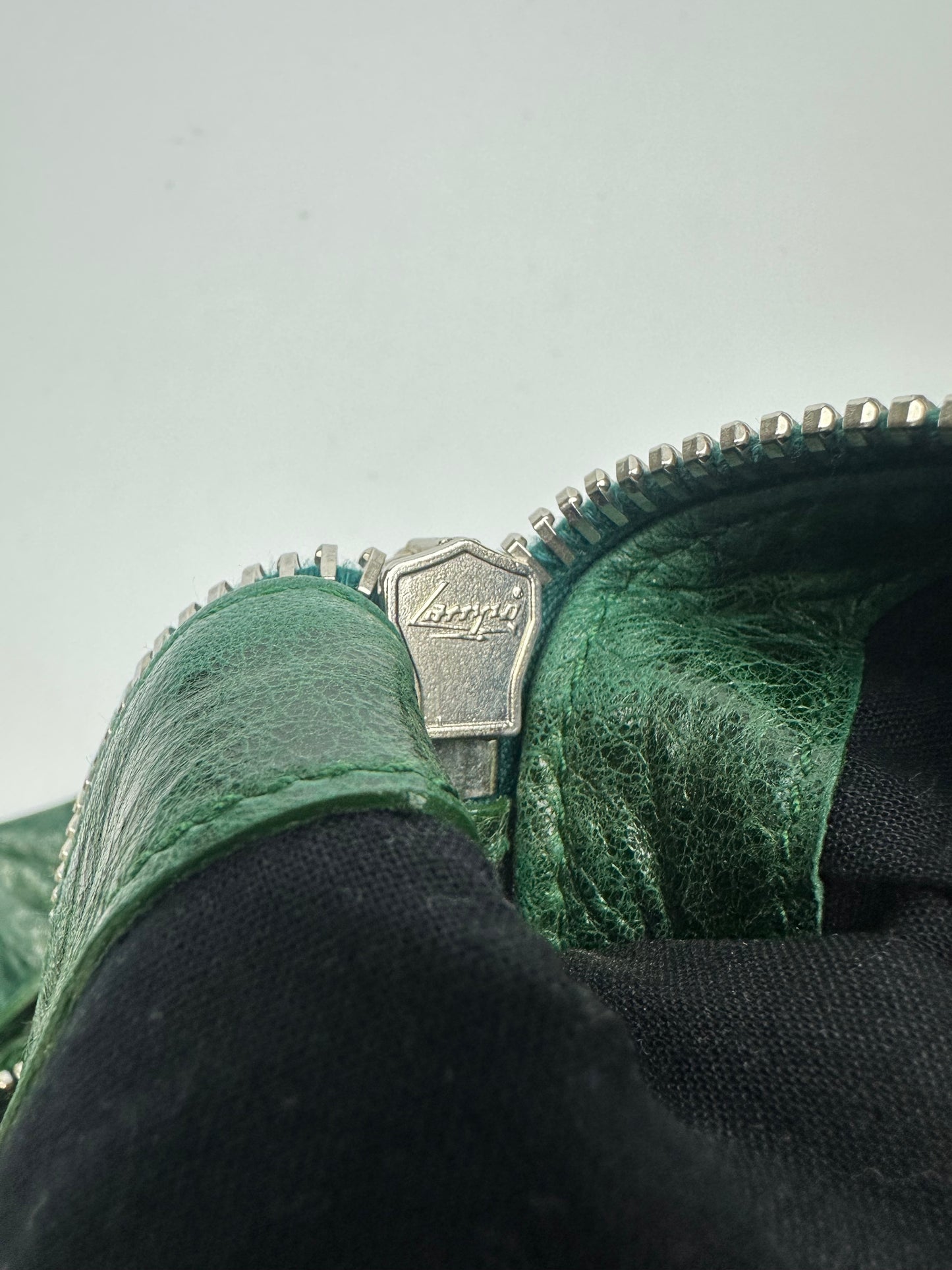Vintage Balenciaga City bag grün