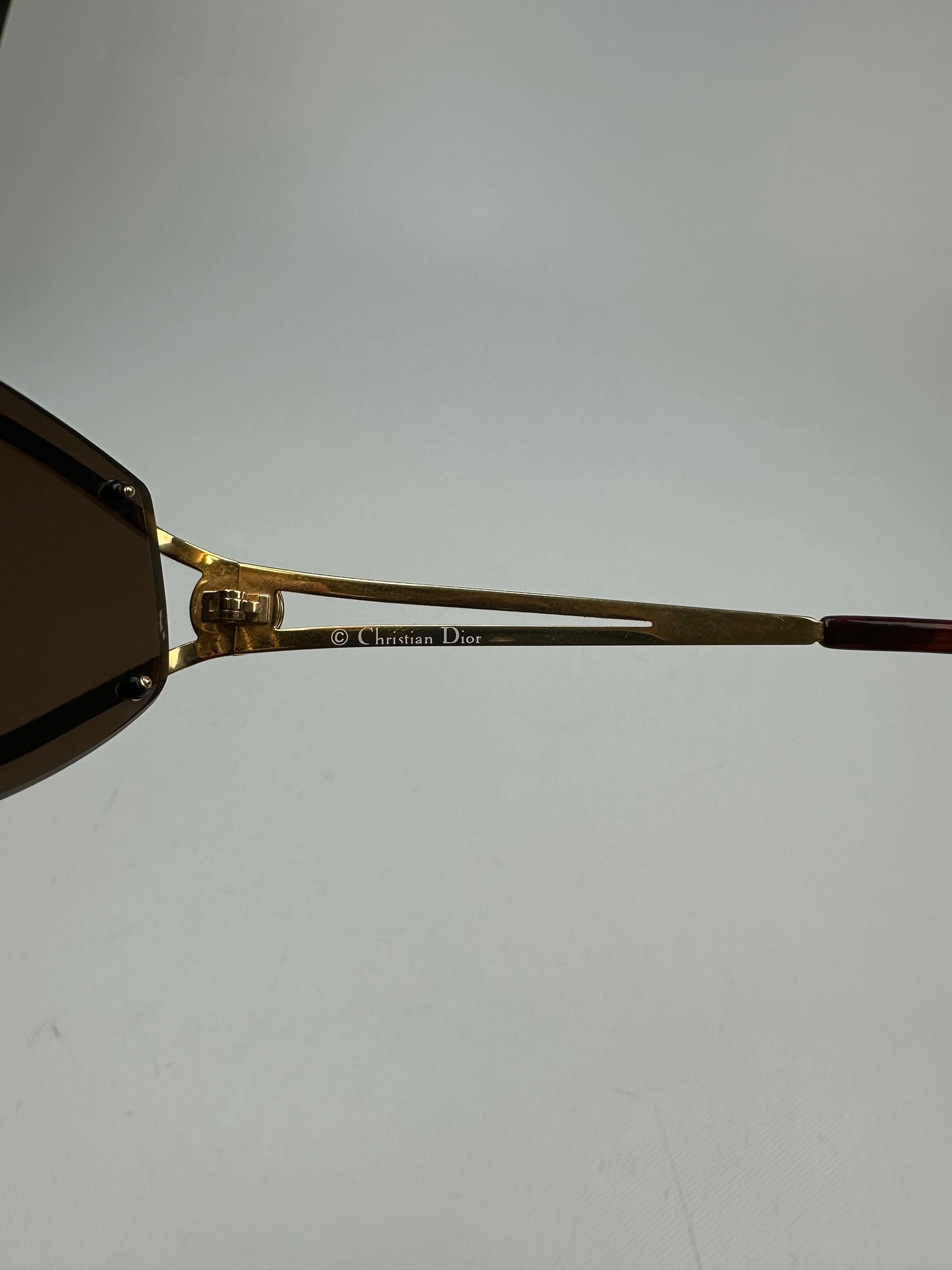 Vintage Christian Dior Sonnenbrille gold