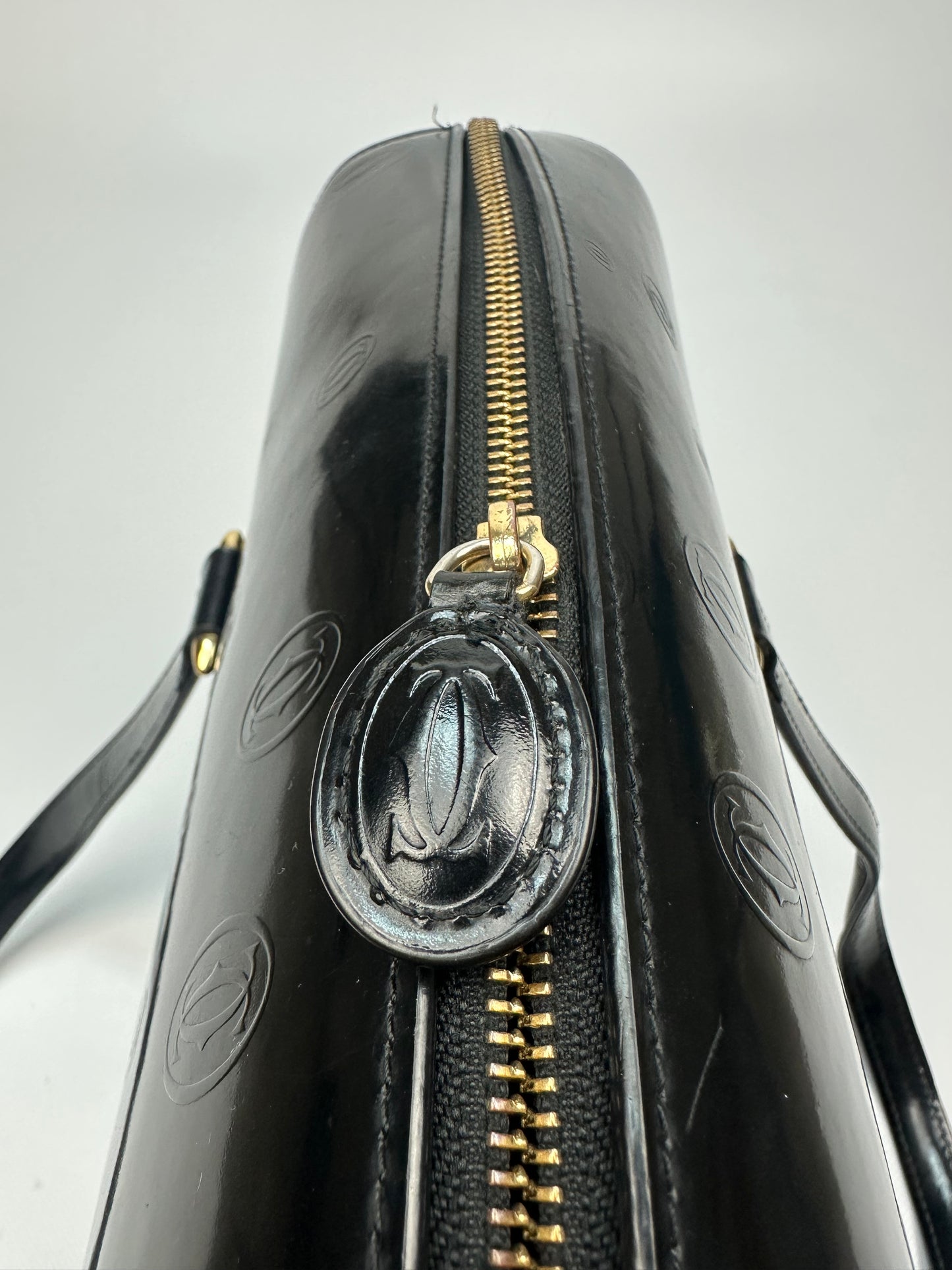 Vintage Cartier Handtasche schwarz