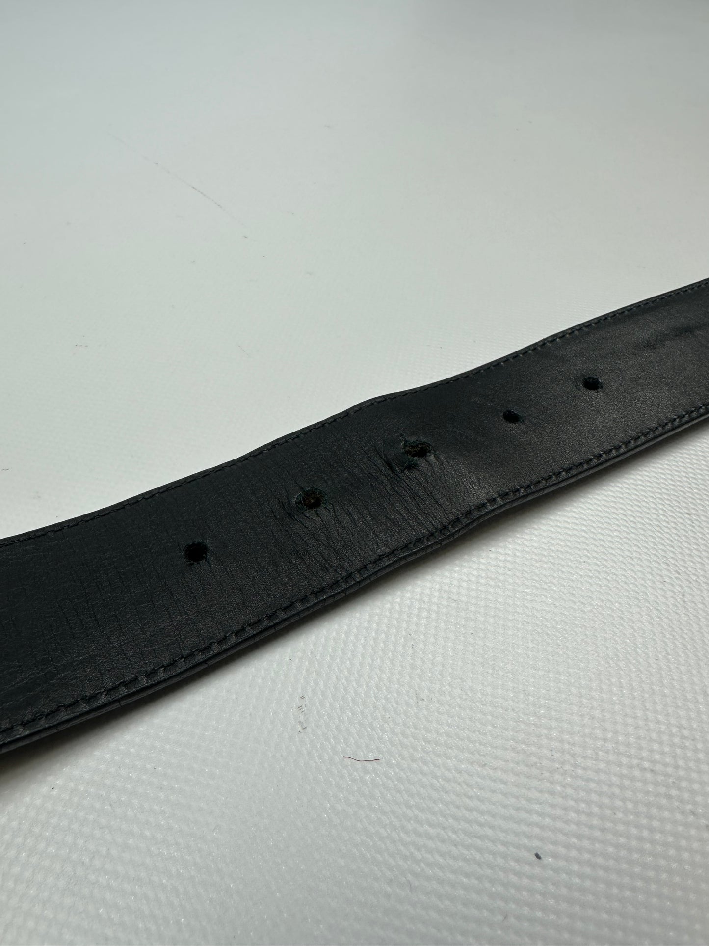 Vintage Brioni Gürtel schwarz Gr. 110