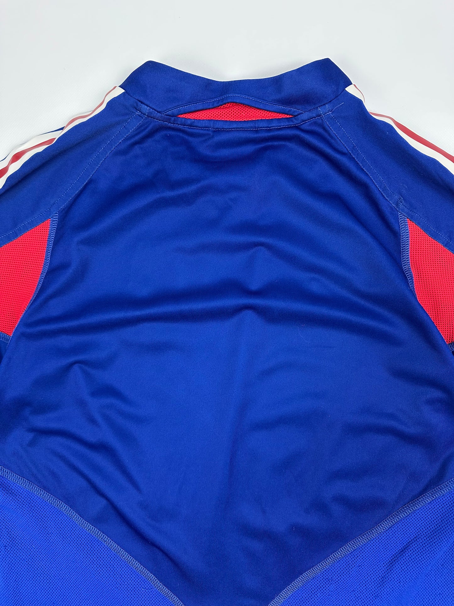 Vintage Adidas Frankreich Trikot blau/rot Gr. S