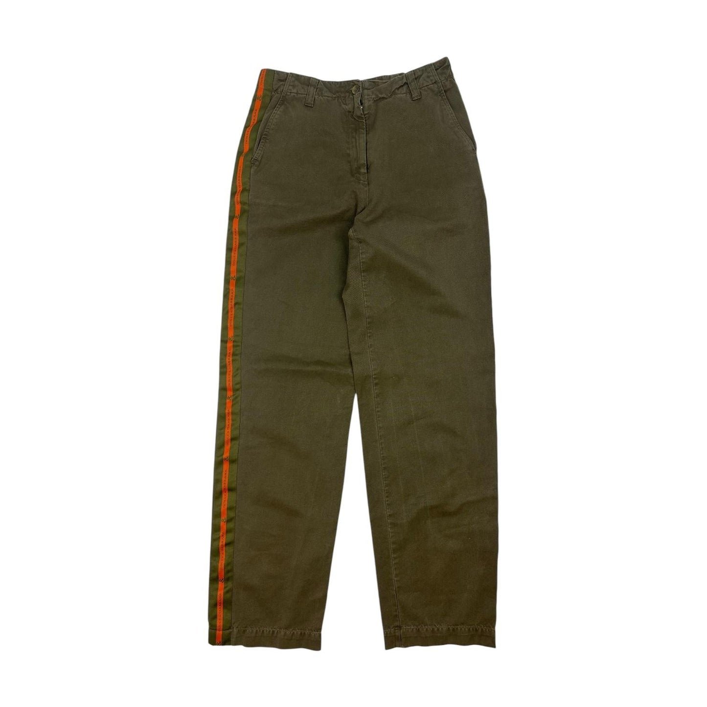 Vintage Dolce & Gabbana Hose grün/orange Gr. 42
