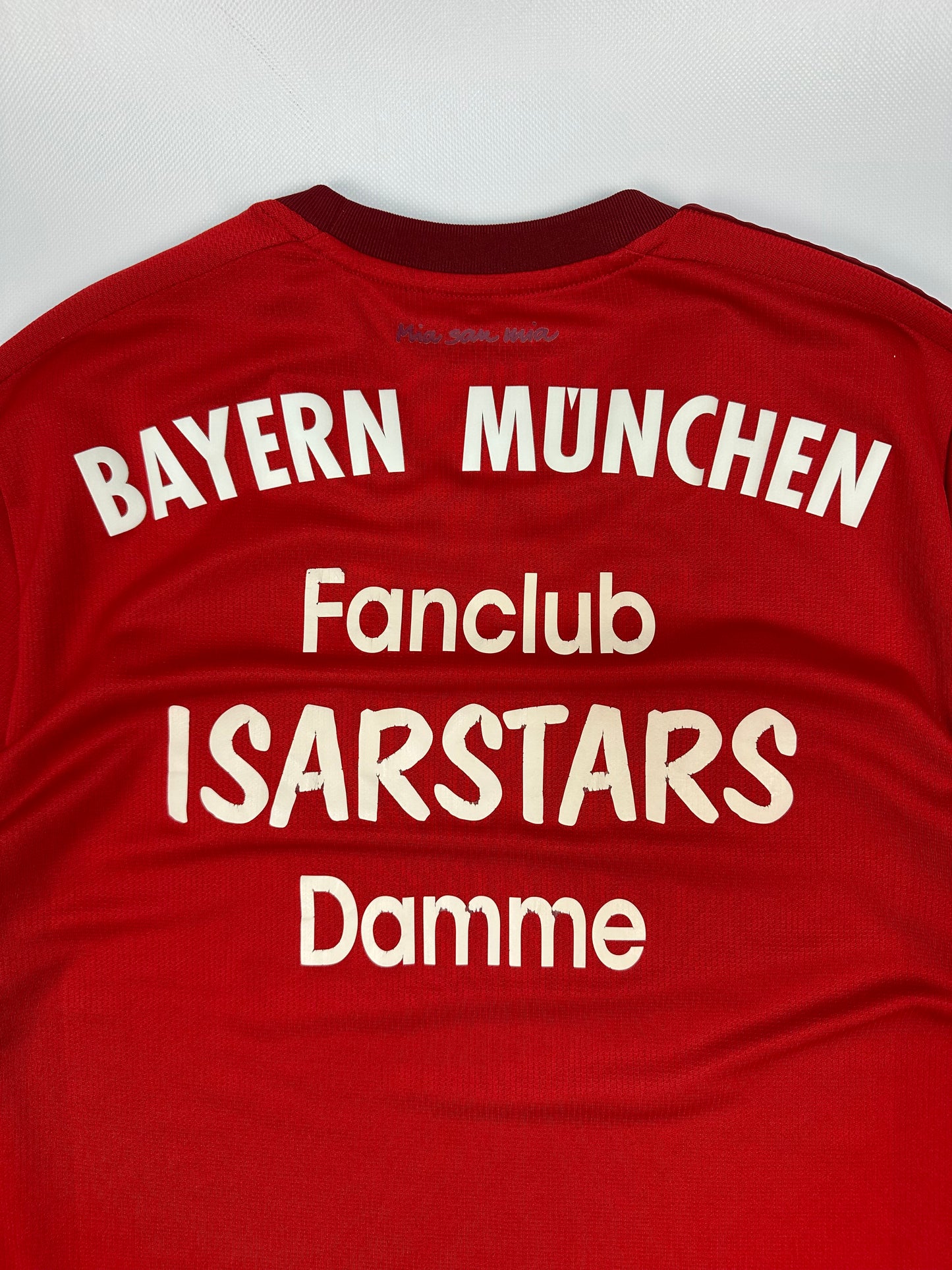 Vintage Adidas Bayern München Fußballtrikot rot L