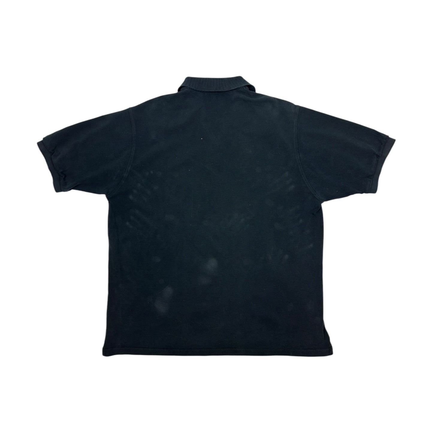 Vintage Burberry Polohemd schwarz Gr. XL