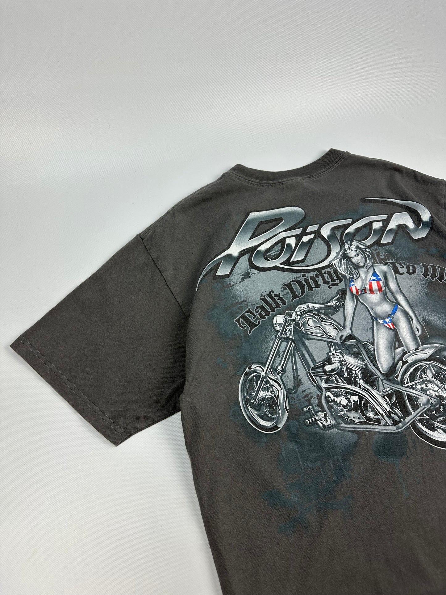 Vintage Poison T-Shirt grau XL