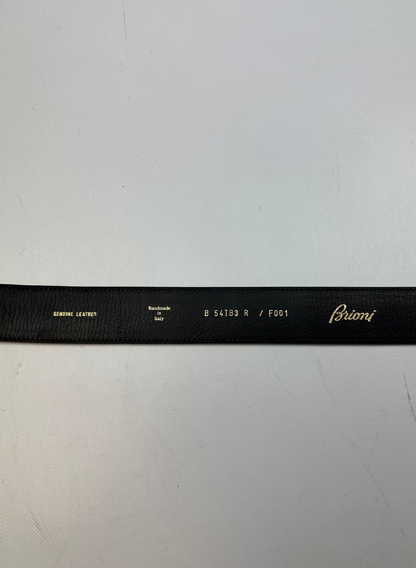Vintage Brioni Gürtel schwarz Gr. 110