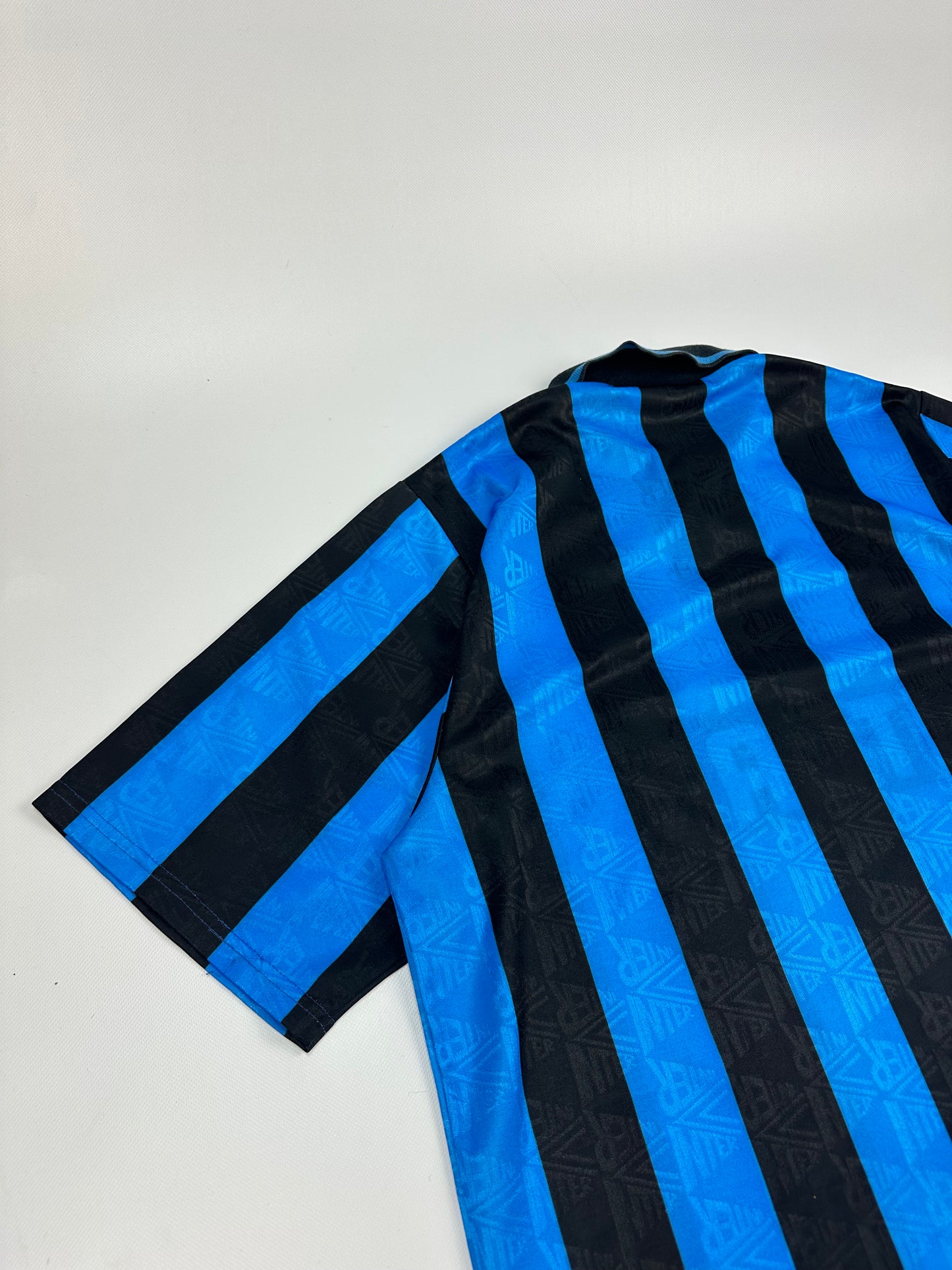 Vintage Umbro Inter Milan Jersey schwarz/blau Gr. M