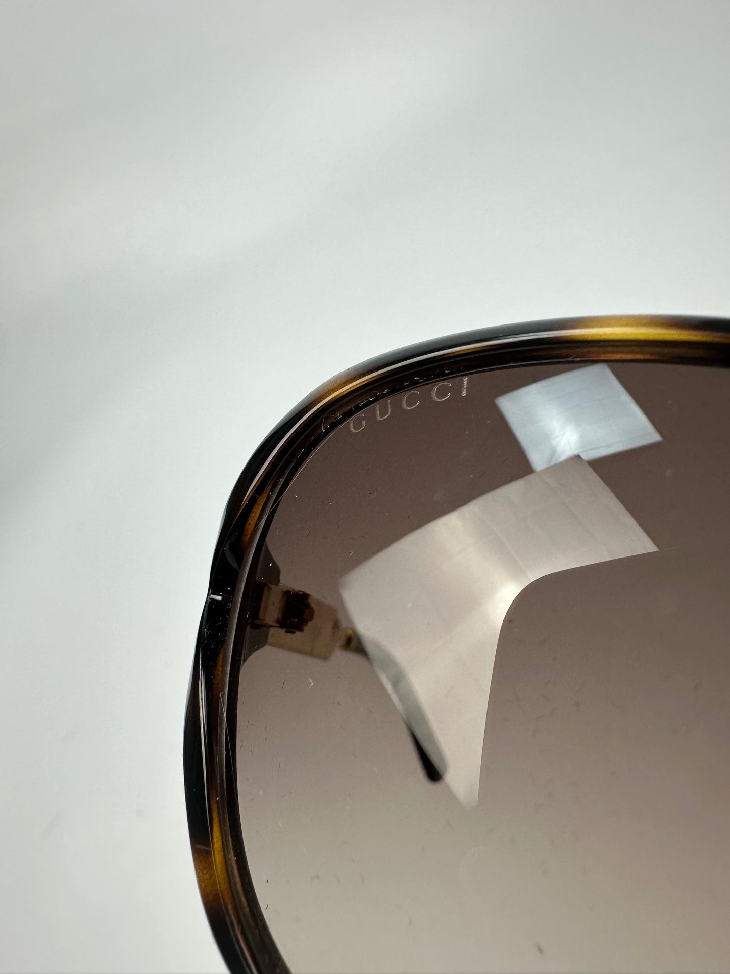 Vintage Gucci Sonnenbrille braun/gold