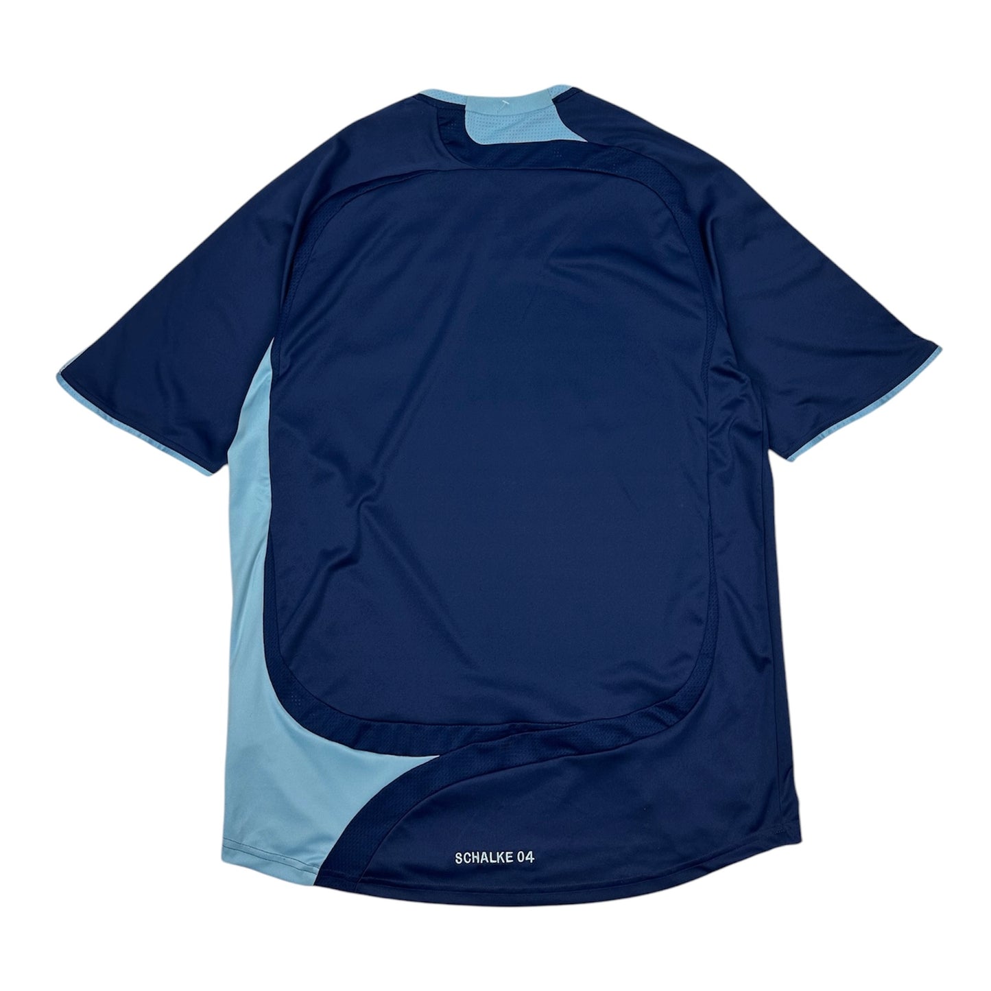 Vintage Adidas Schalke Fußballtrikot blau L