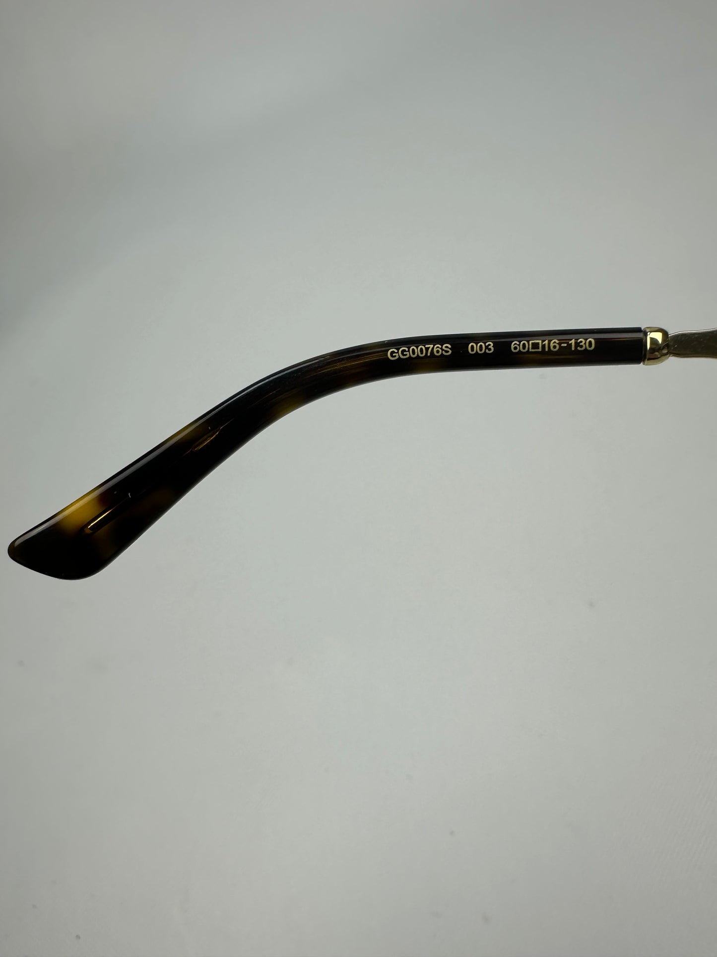 Vintage Gucci Sonnenbrille braun/gold