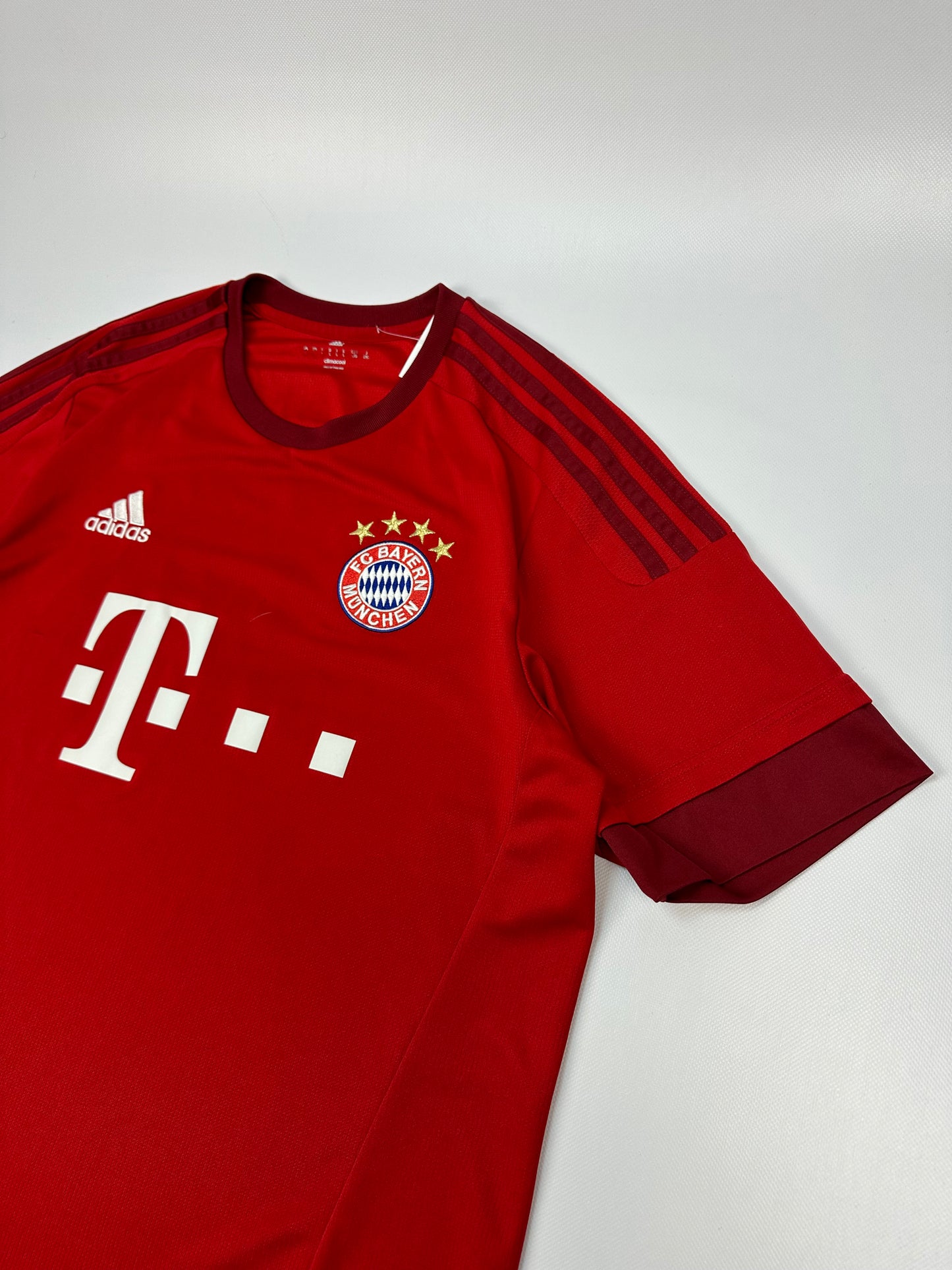 Vintage Adidas Bayern München Fußballtrikot rot L