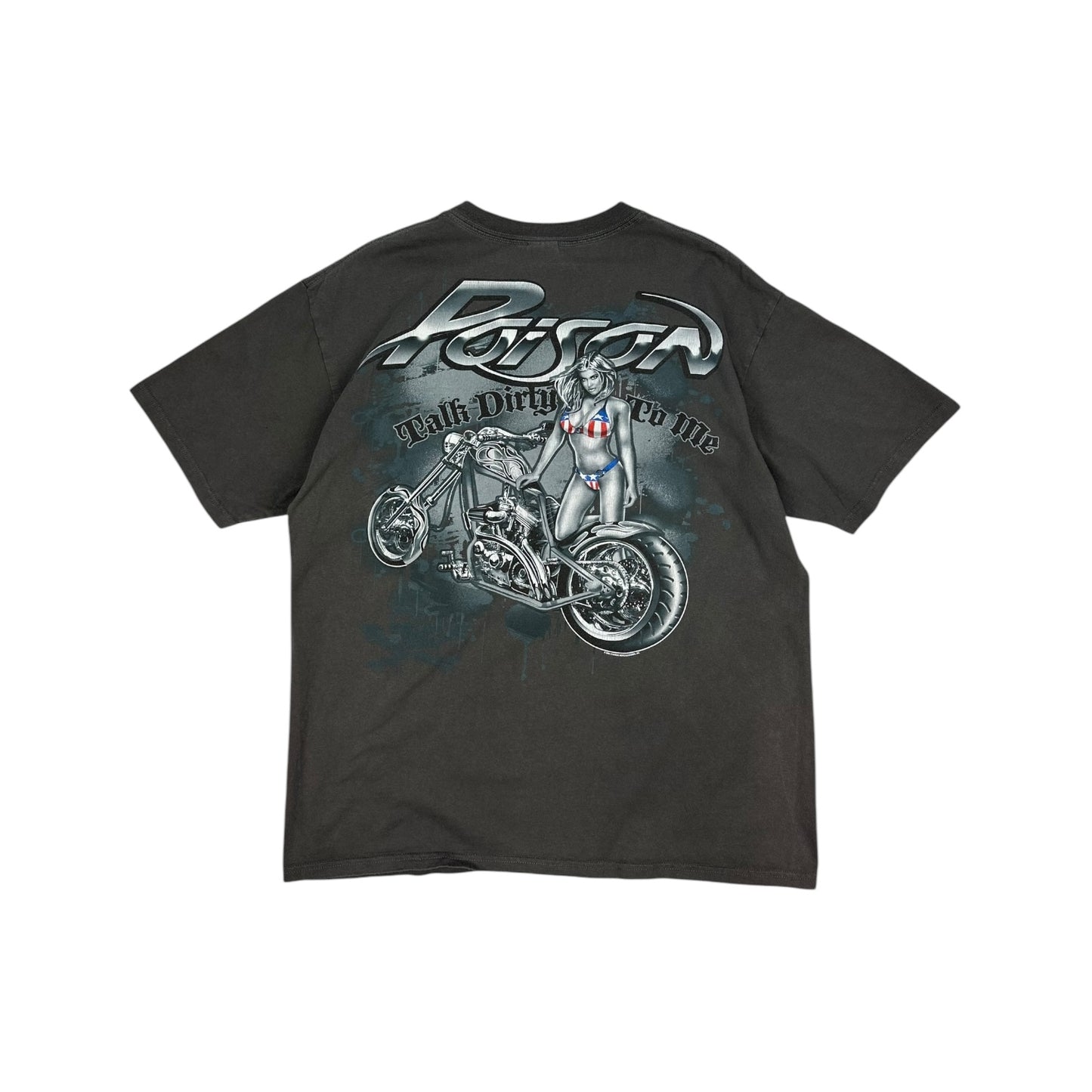 Vintage Poison T-Shirt grau XL