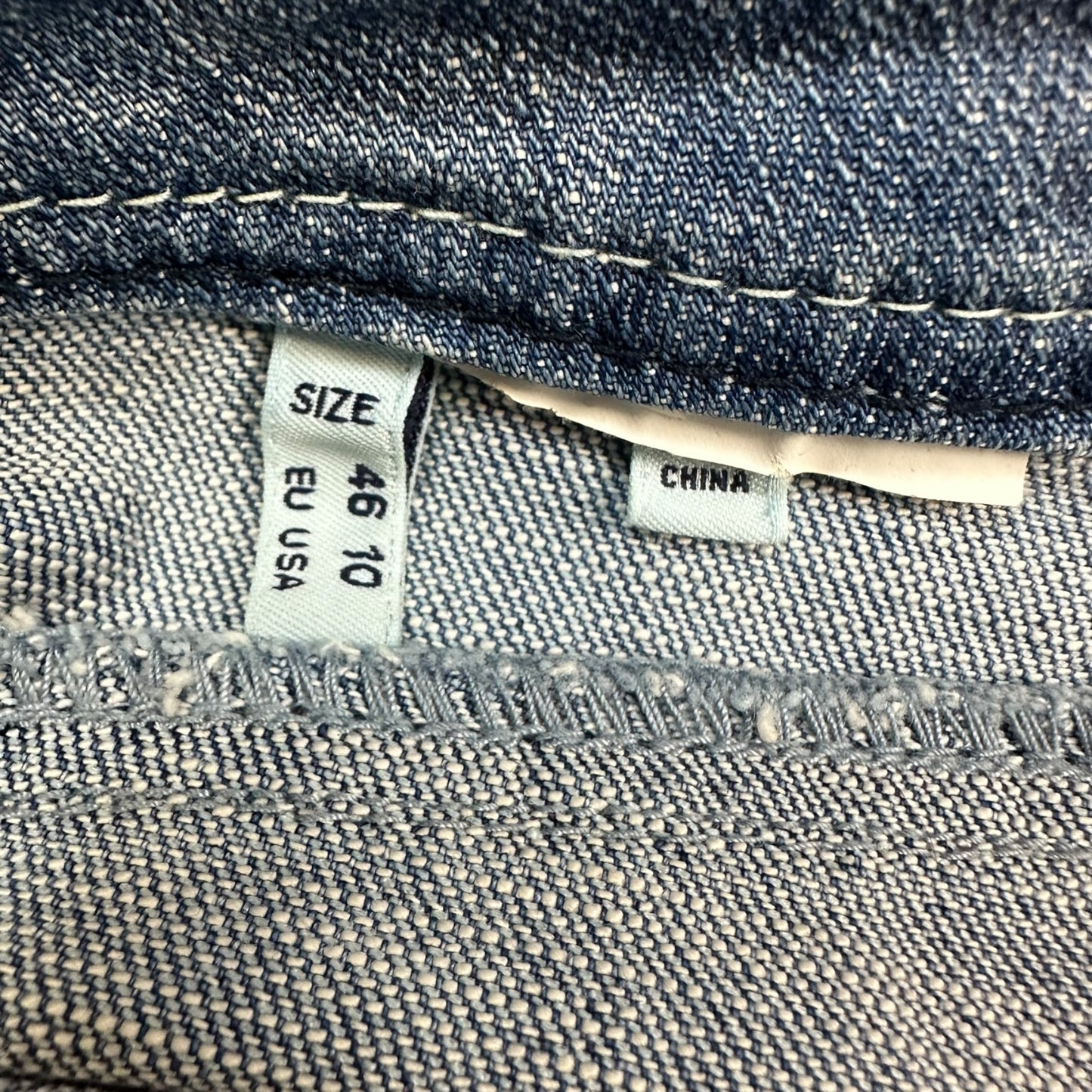 Vintage Armani Jeans Rock blau 46
