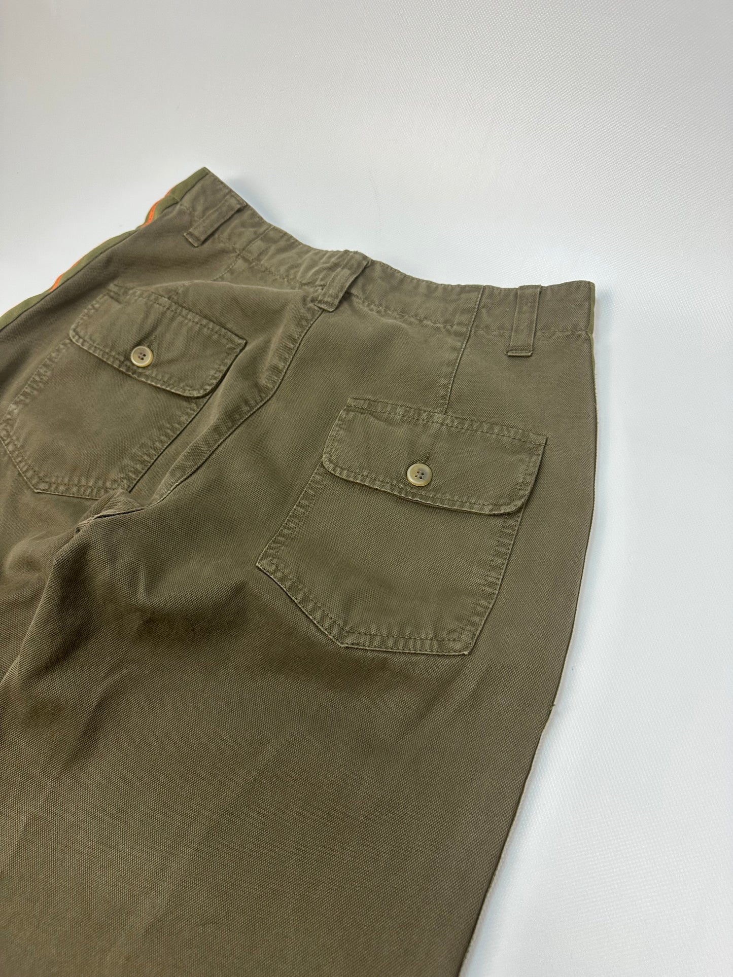 Vintage Dolce & Gabbana Hose grün/orange Gr. 42