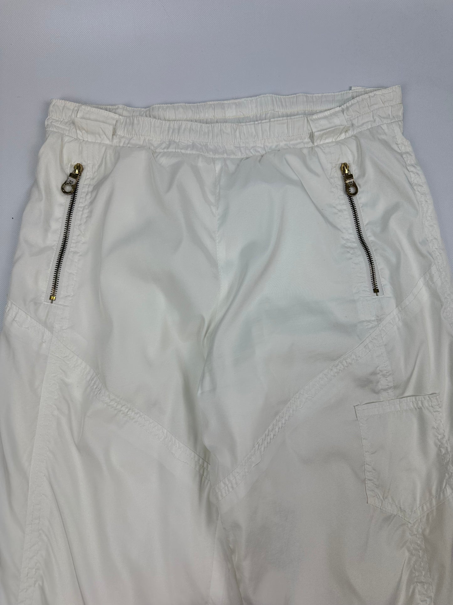 Vintage MCM Trackpants weiß/gold Gr. M