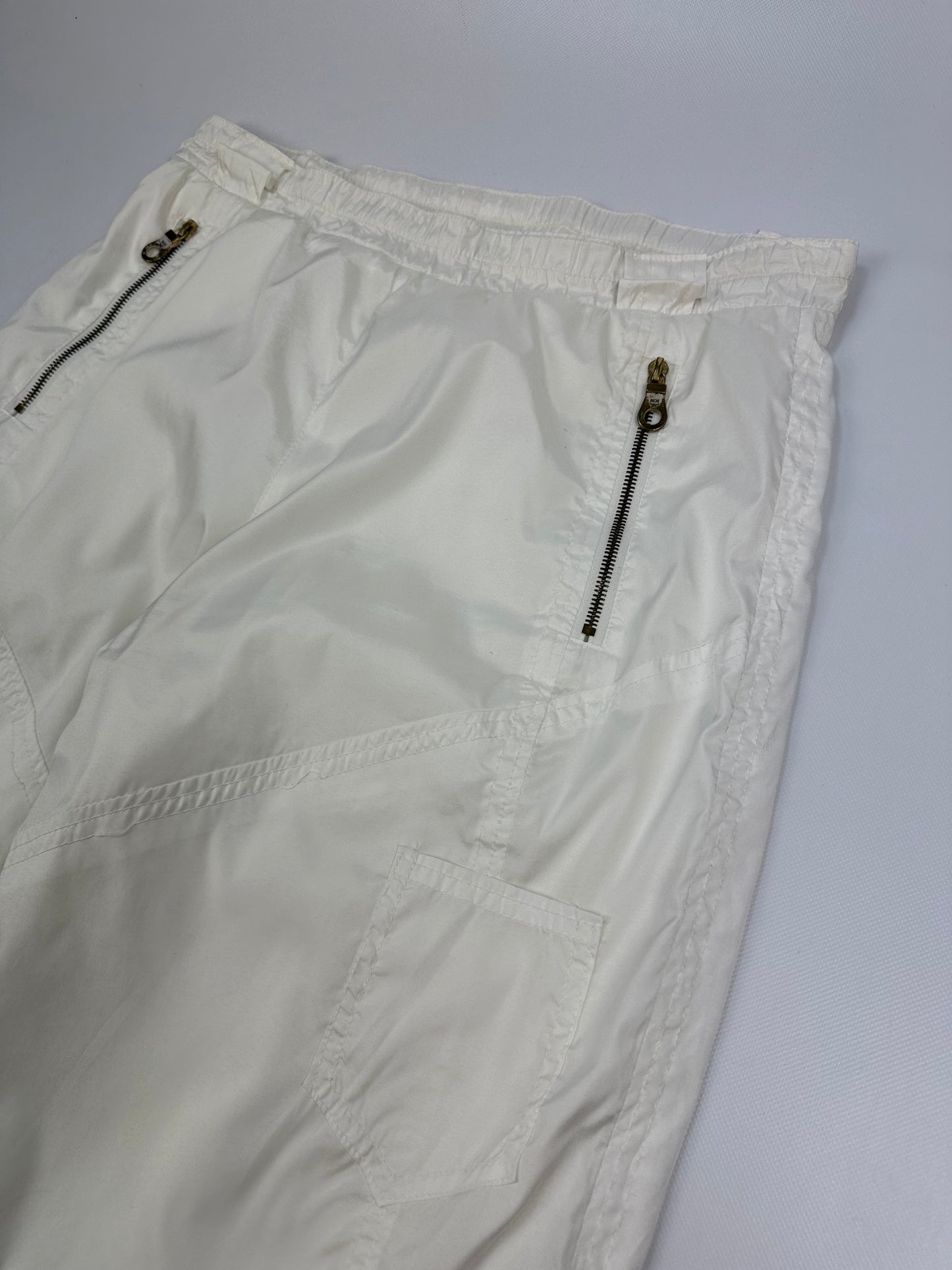 Vintage MCM Trackpants weiß/gold Gr. M