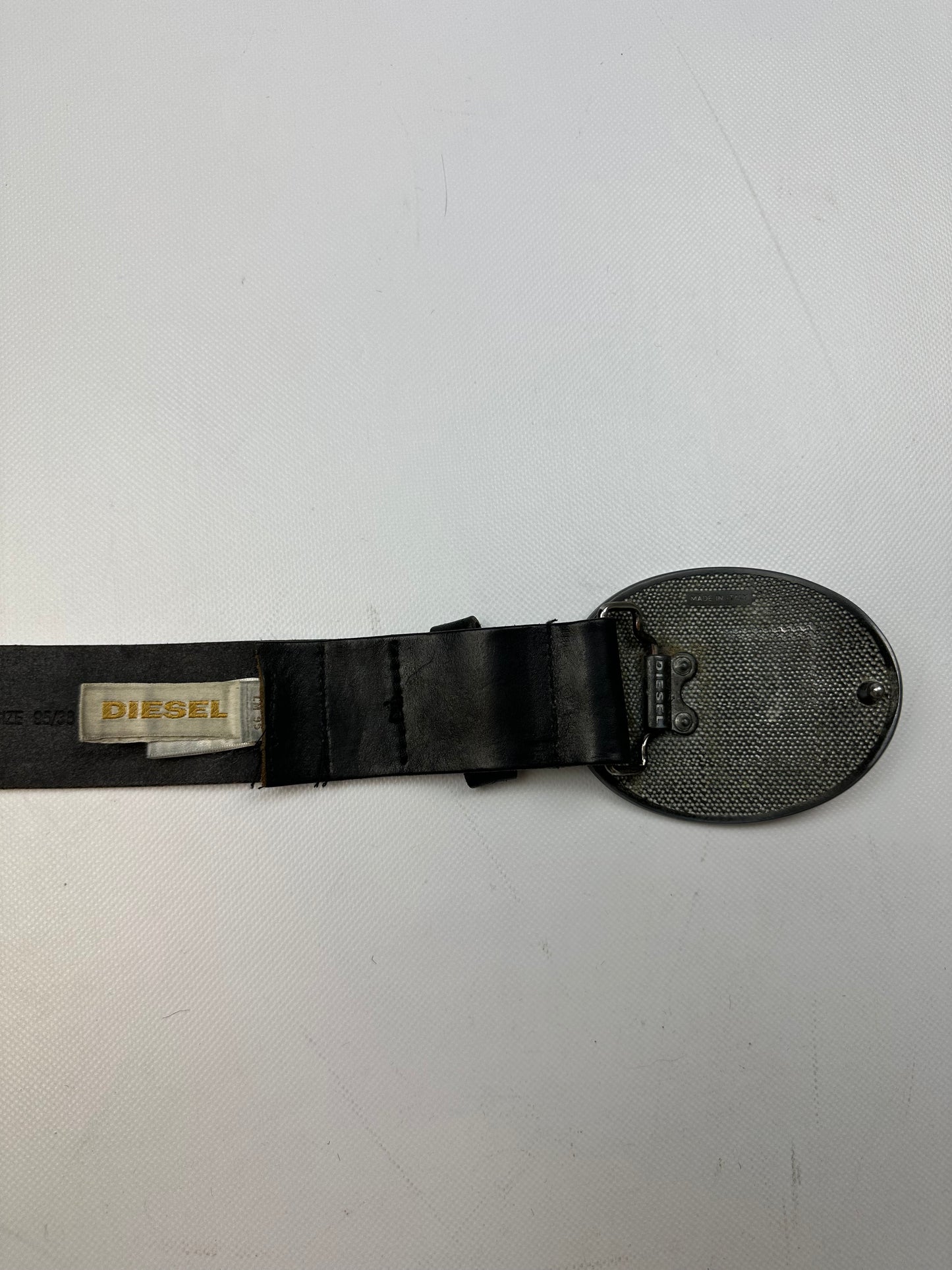 Vintage Diesel Gürtel schwarz Gr. 95