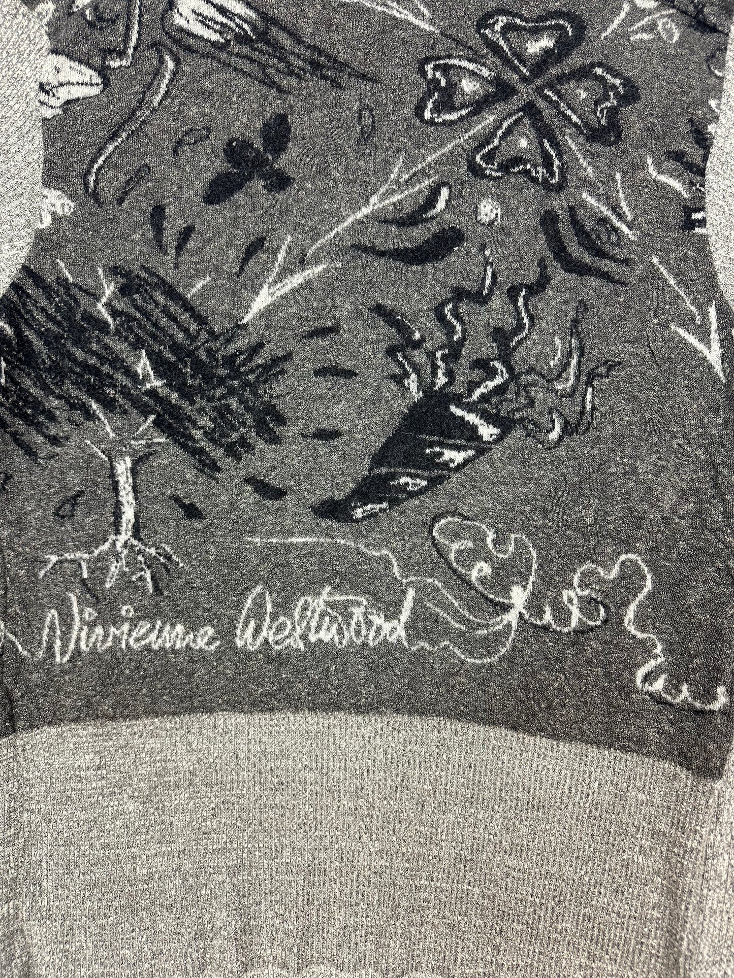 Vintage Vivienne Westwood Pullover grau Gr. M