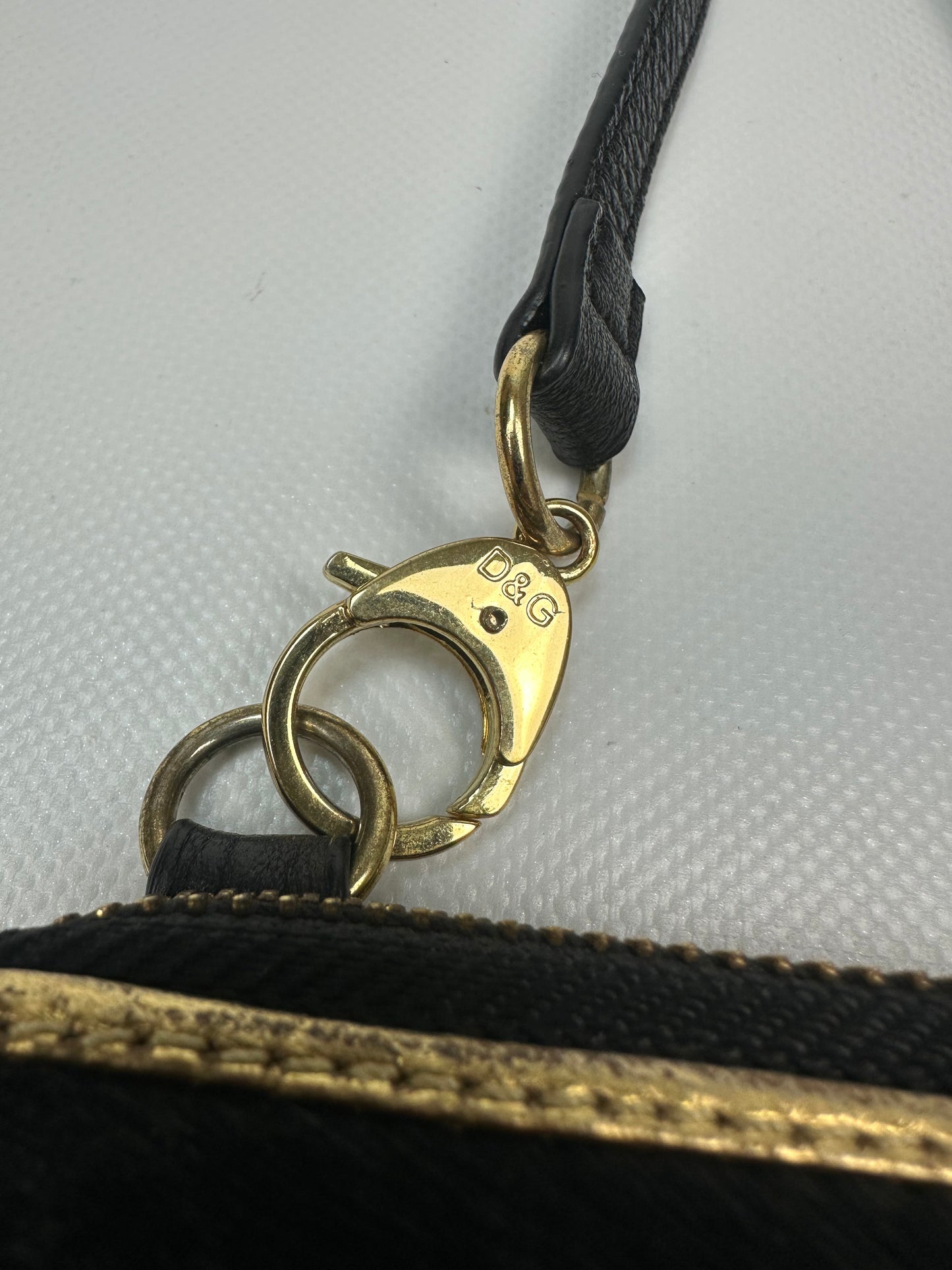 Vintage Dolce & Gabbana Pony Portemonnaie schwarz