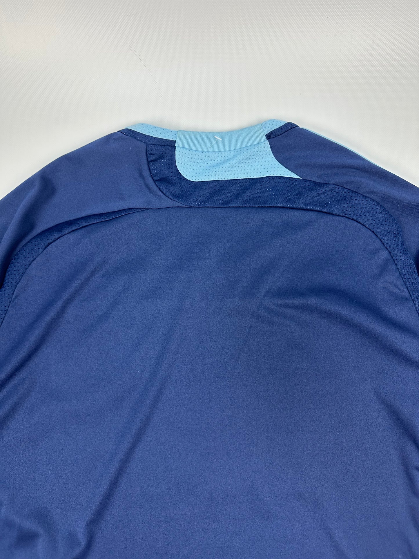 Vintage Adidas Schalke Fußballtrikot blau L