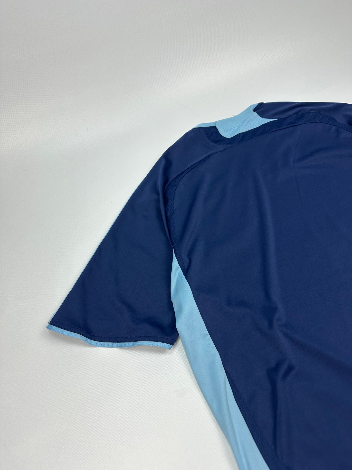 Vintage Adidas Schalke Fußballtrikot blau L