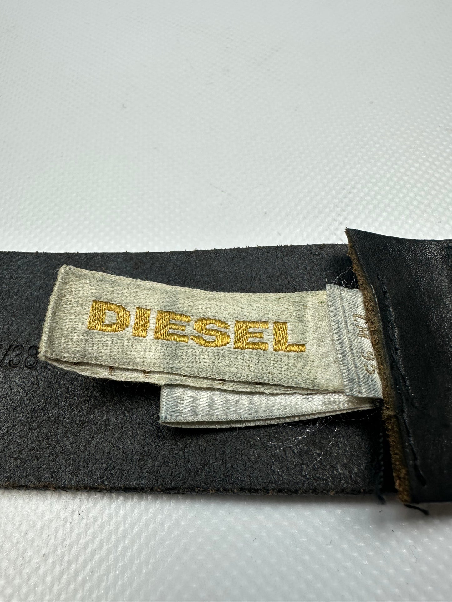 Vintage Diesel Gürtel schwarz Gr. 95