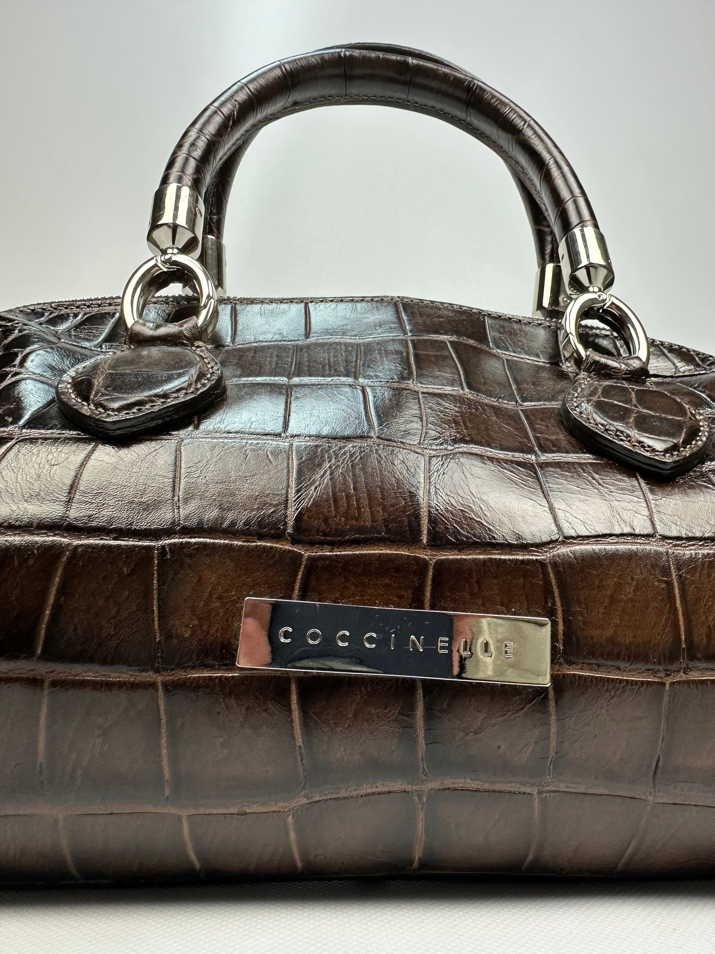 Vintage Coccinelle Handtasche braun
