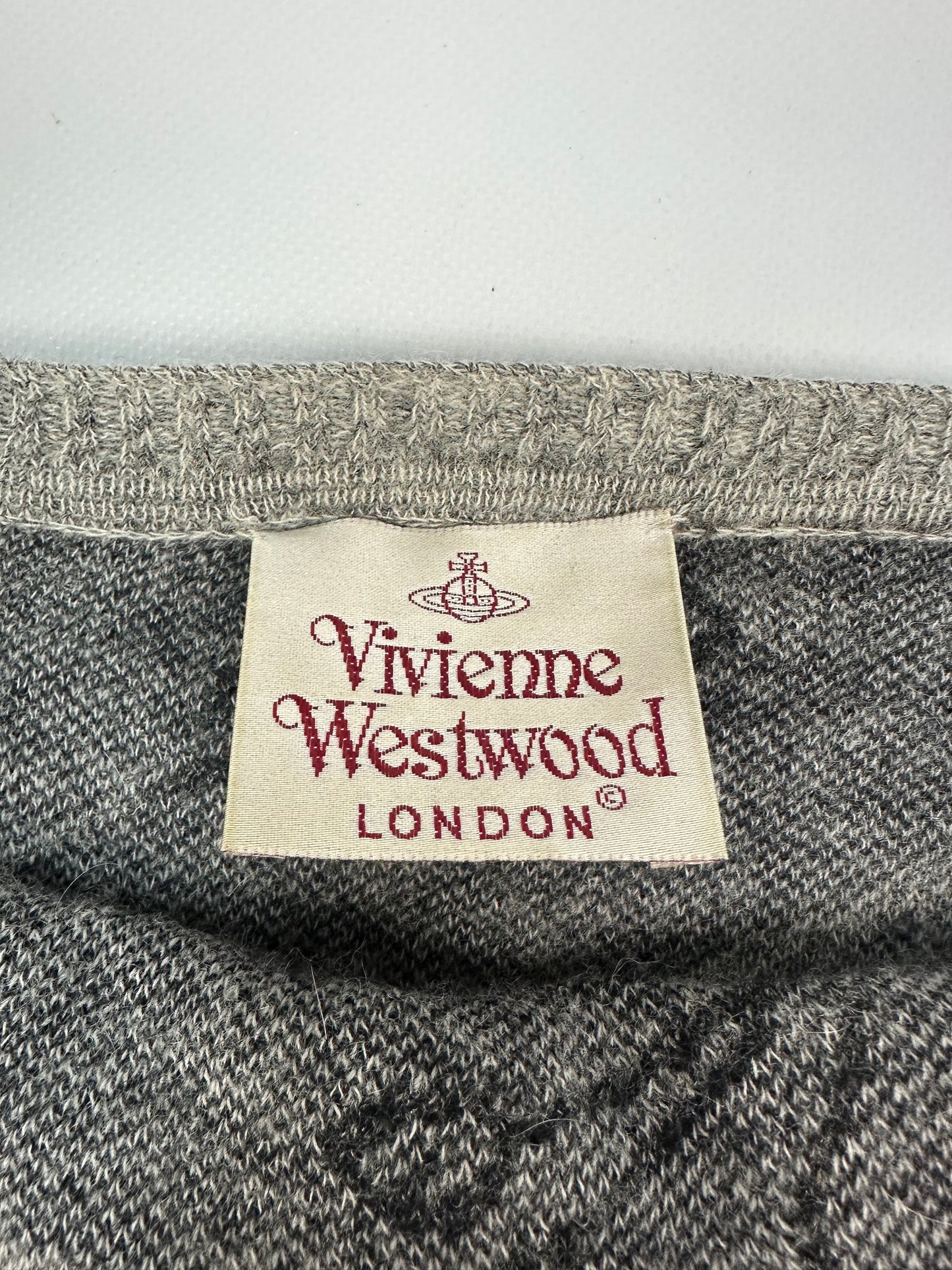 Vintage Vivienne Westwood Pullover grau Gr. M