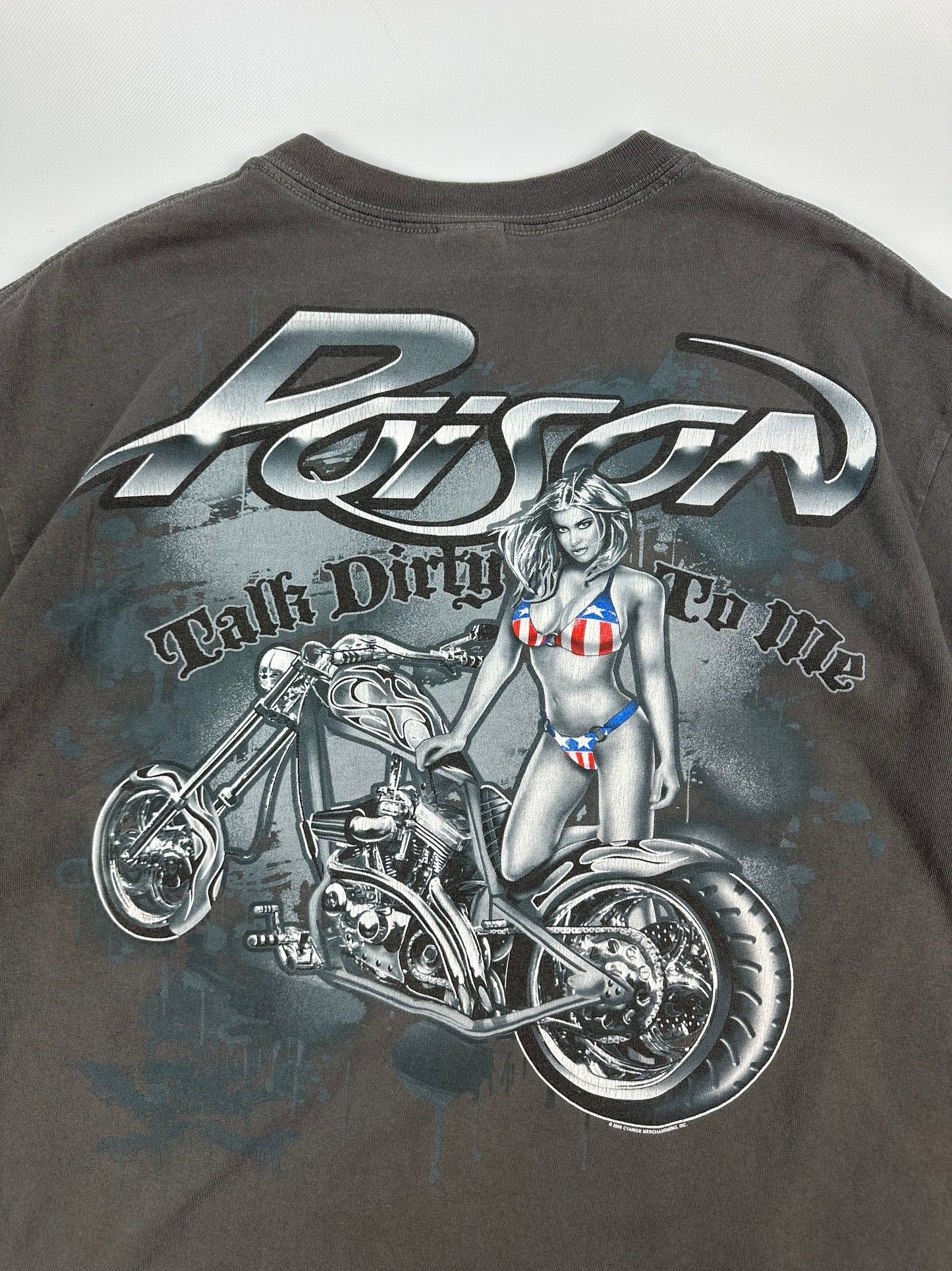 Vintage Poison T-Shirt grau XL
