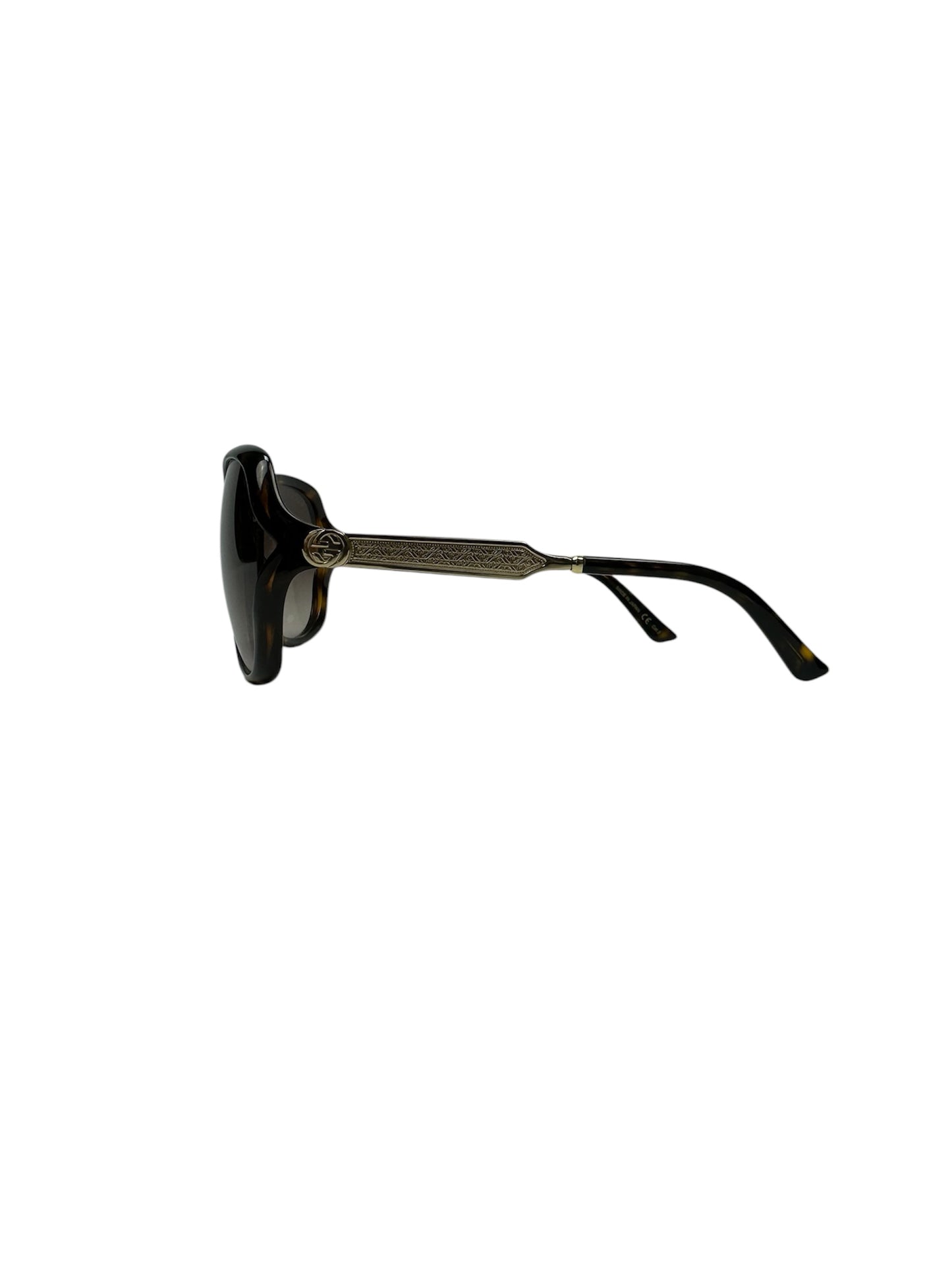 Vintage Gucci Sonnenbrille braun/gold