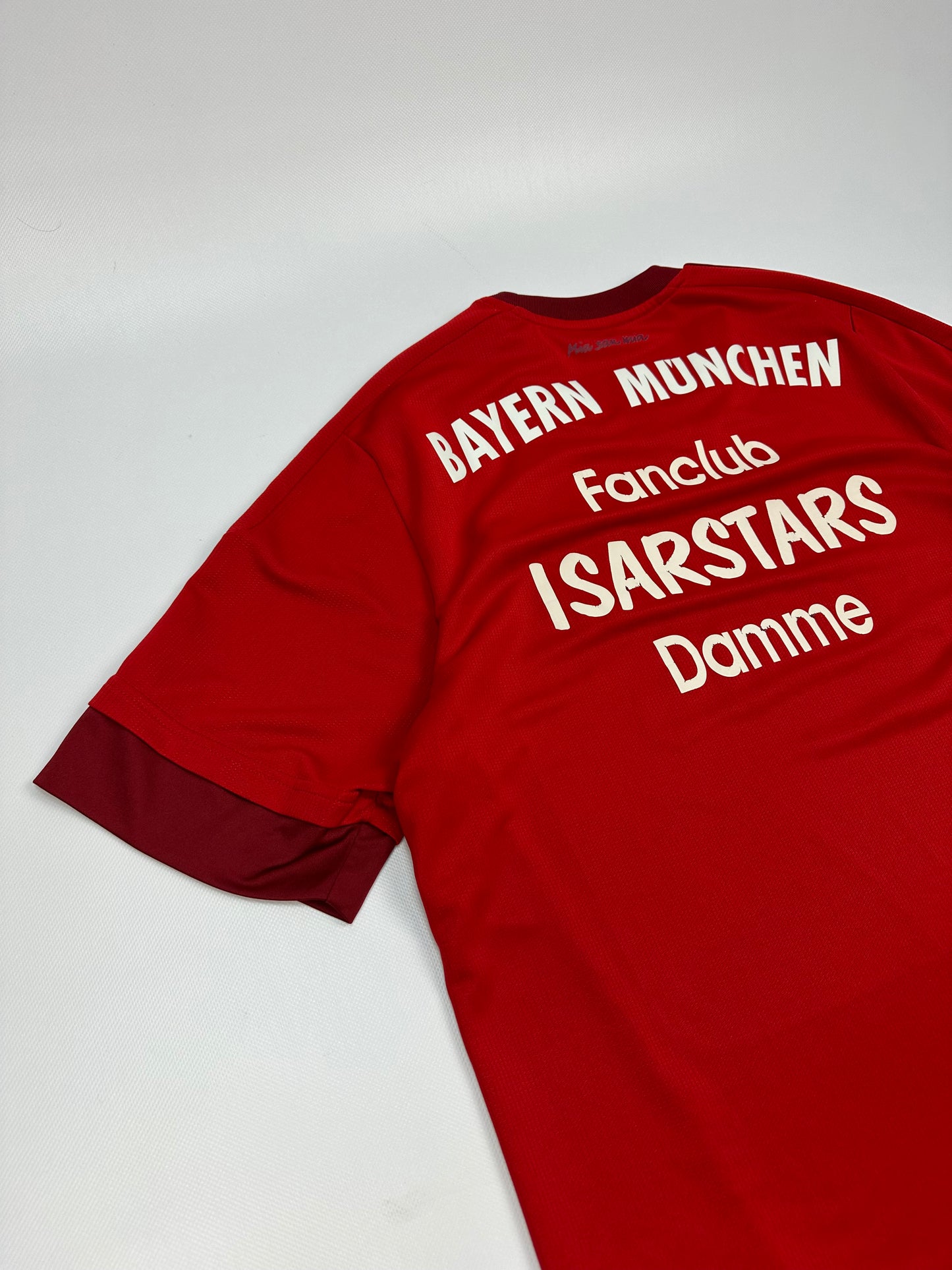 Vintage Adidas Bayern München Fußballtrikot rot L