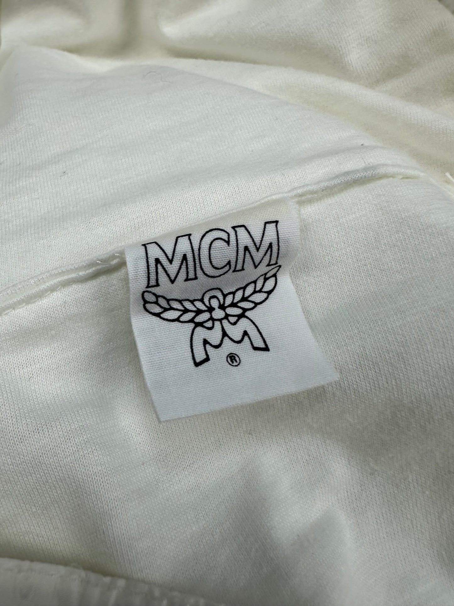 Vintage MCM Trackpants weiß/gold Gr. M