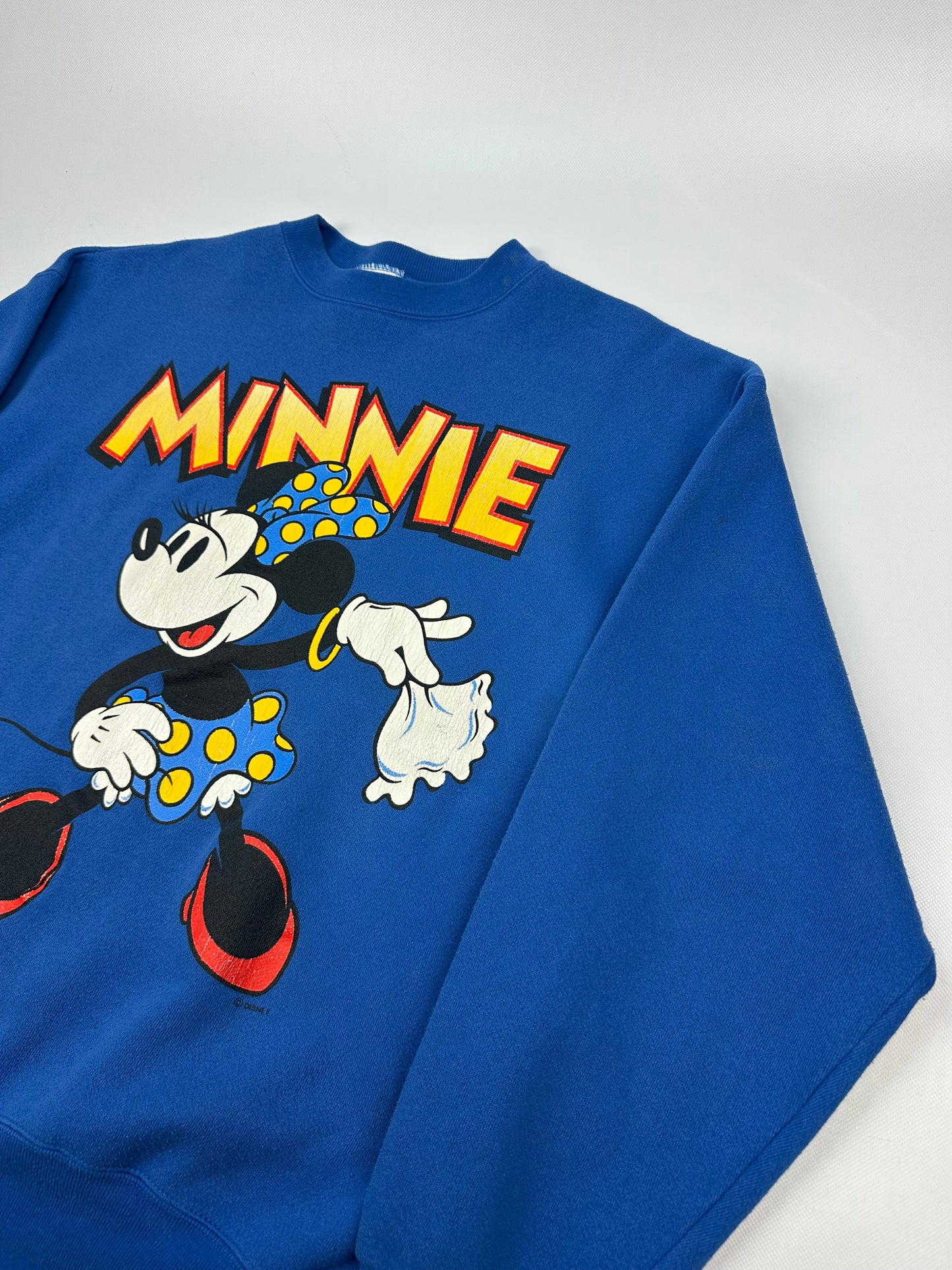 Vintage Disney Minnie Pullover blau XL