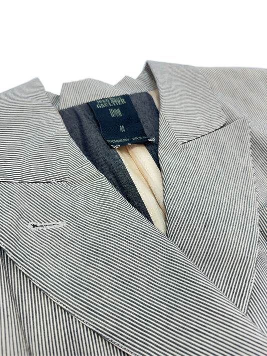 Jean Paul Gaultier SS 1988 "Eagle" Nadelstreifen Blazer