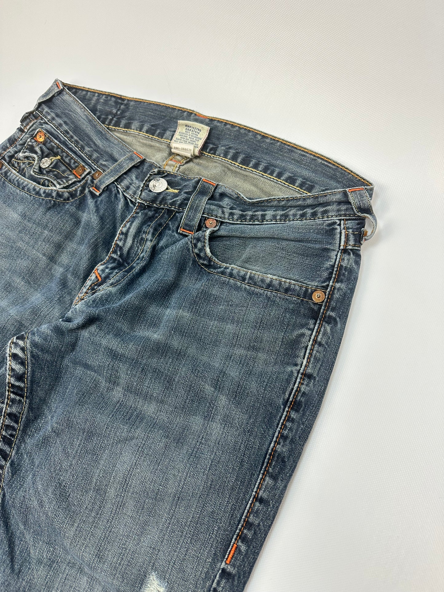 Vintage True Religion Jeanshose blau Gr. 32